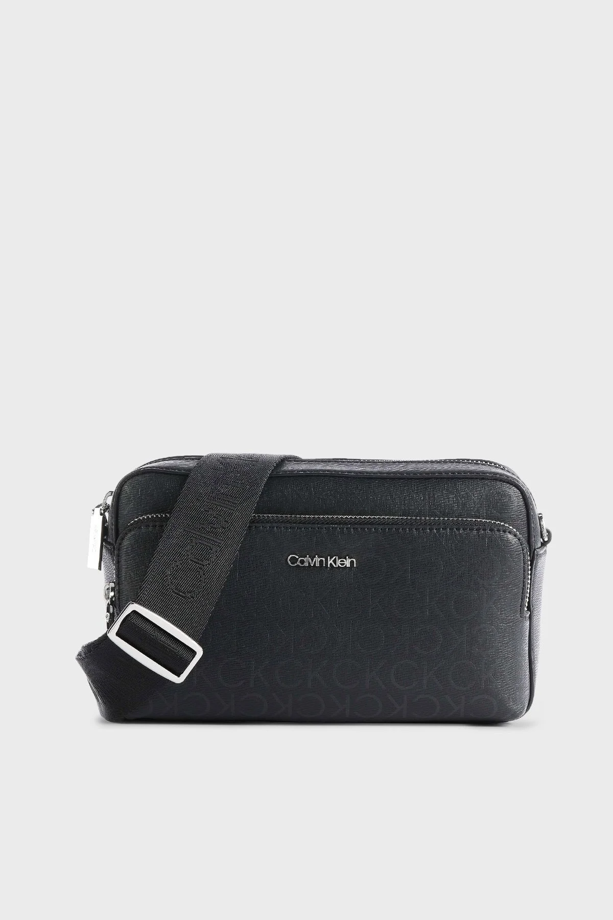 Calvin Klein Fermuarlı Çıkarılabilir Omuz Askılı Bayan Çanta K60K609895 0GJ SİYAH - 1