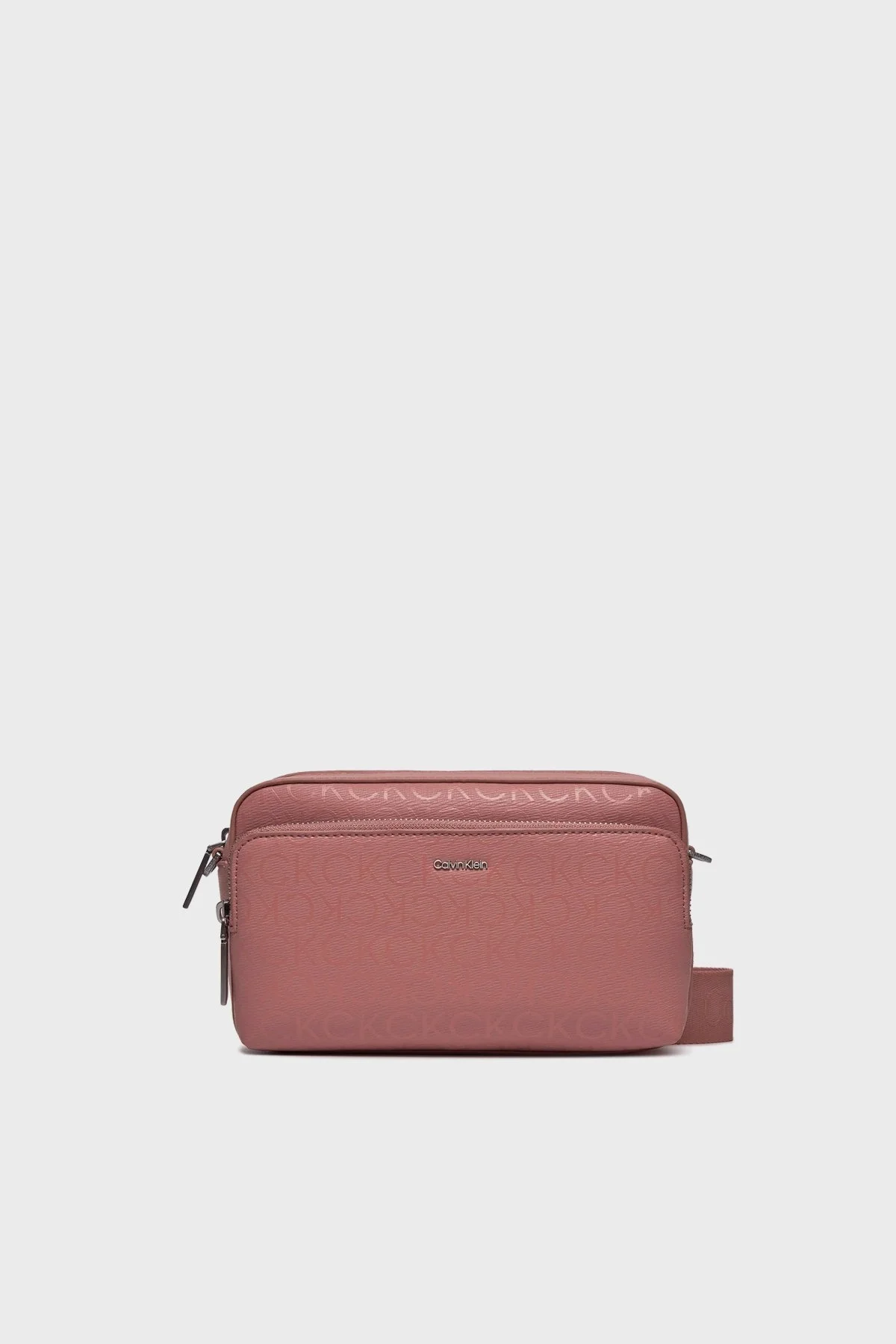 Calvin Klein Fermuarlı Çıkarılabilir Omuz Askılı K60K609895VB8 Bayan Çanta K60K609895 VB8 PUDRA - 1
