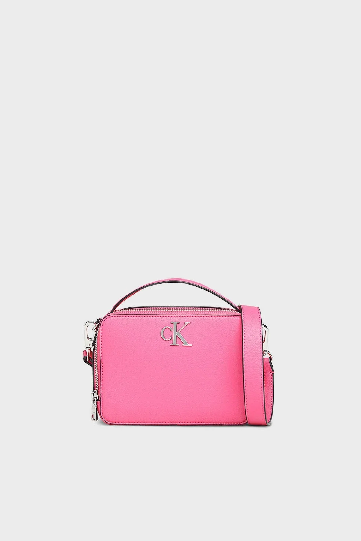 Calvin Klein Fermuarlı Çıkarılabilir Uzatma Askılı K60K610683TO5 Bayan Çanta K60K610683 TO5 PEMBE - 1