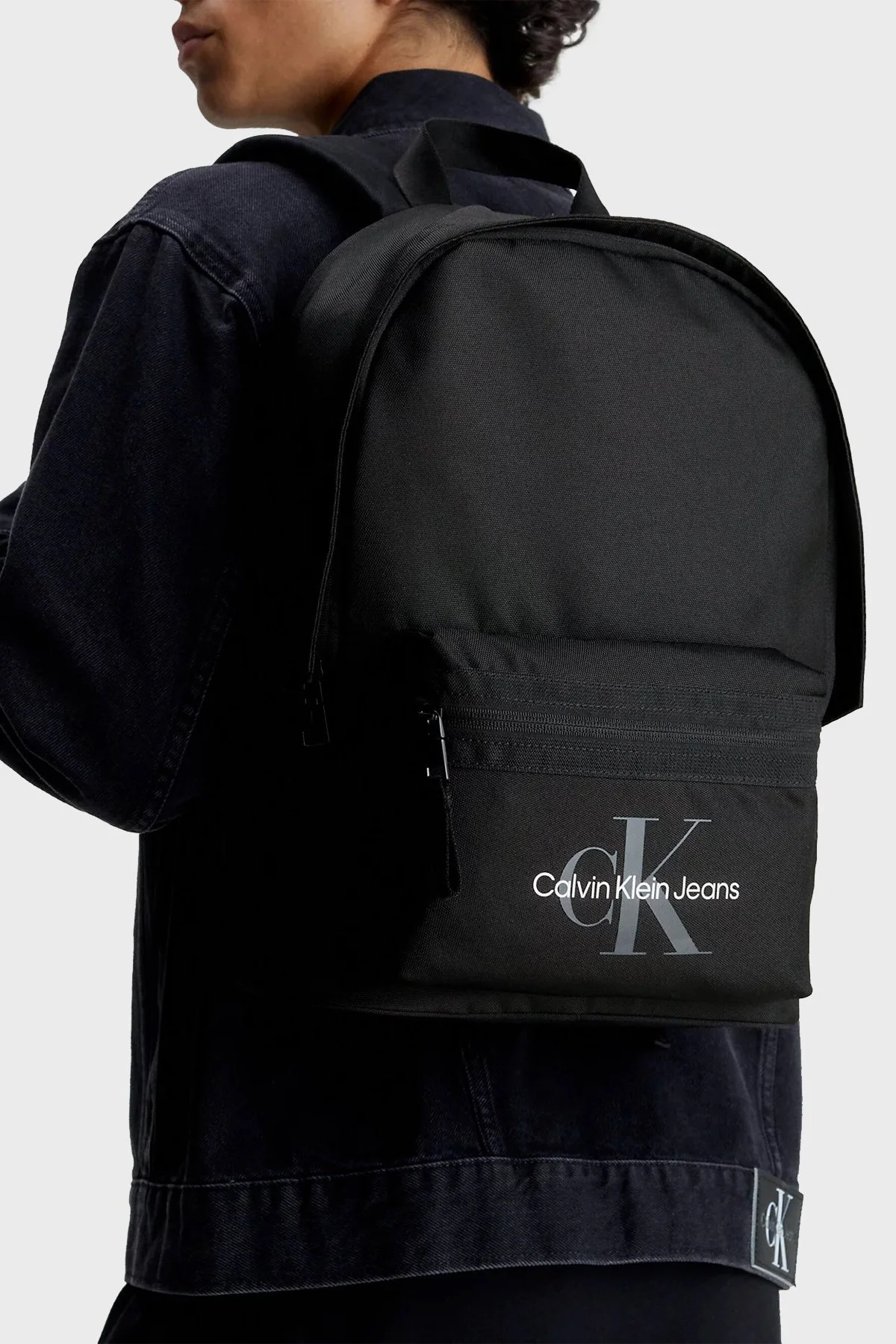 Calvin Klein Fermuarlı K50K511100BDS Erkek Sırt Çantası K50K511100 BDS SİYAH - 3