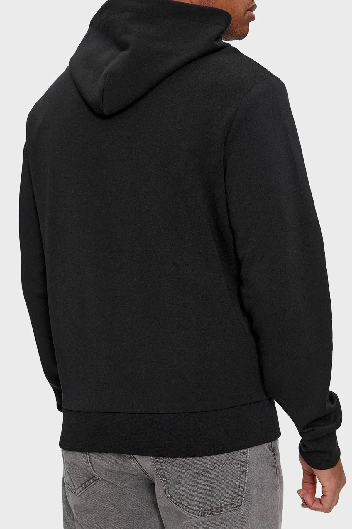 Calvin Klein Fermuarlı Kapüşonlu Regular Fit K10K112752BEH Erkek Sweat K10K112752 BEH SİYAH - 3