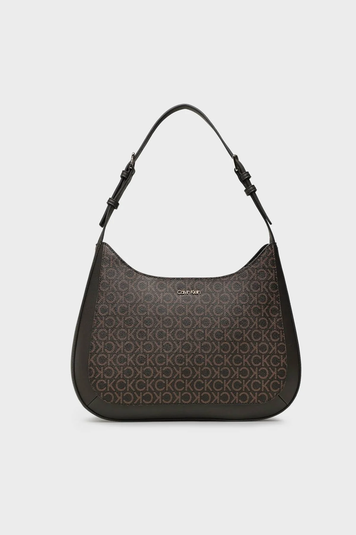 Calvin Klein Fermuarlı Omuz Askılı K60K6104460HD Bayan Çanta K60K610446 0HD KAHVE - 1