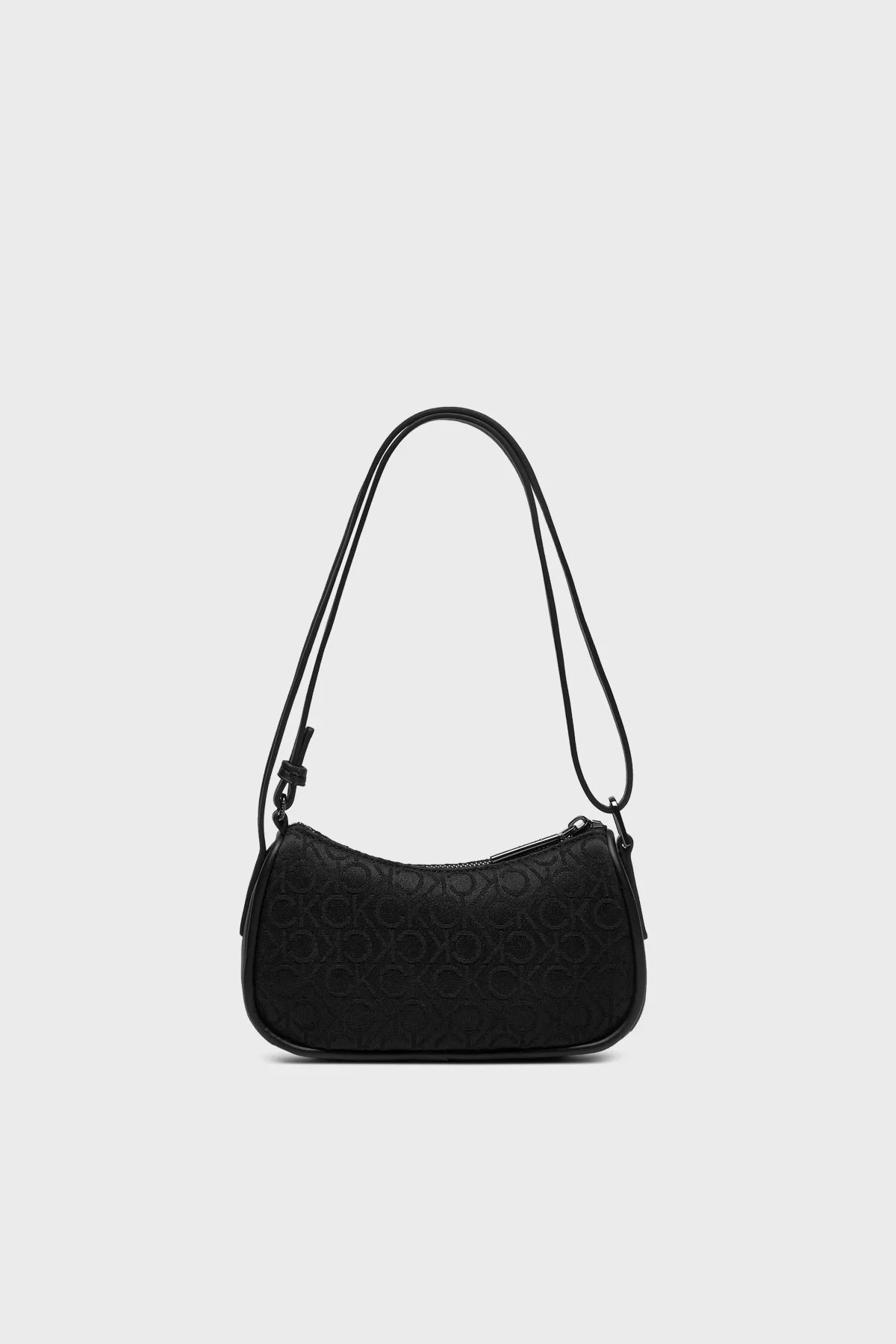 Calvin Klein Fermuarlı Omuz Askılı K60K6121510GK Bayan Çanta K60K612151 0GK SİYAH - 5