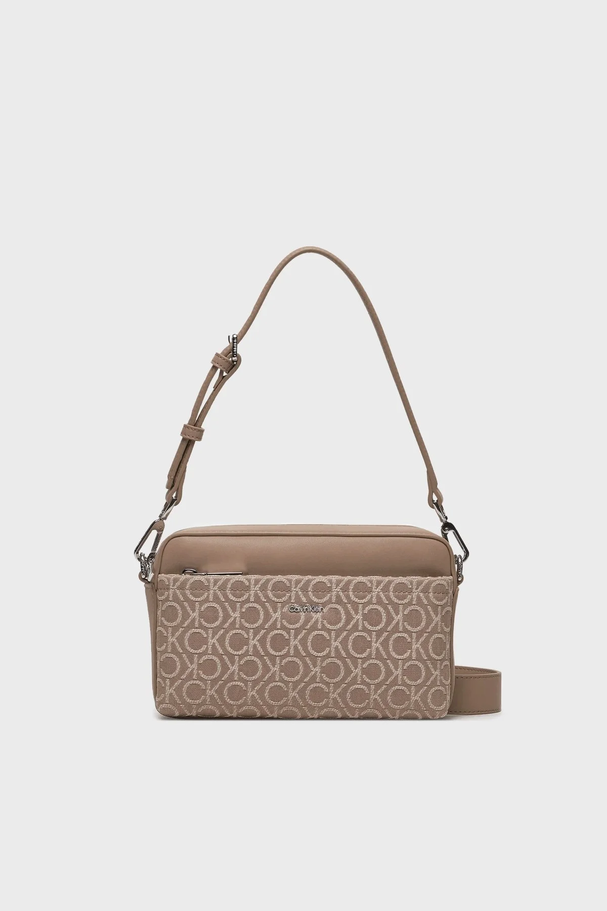 Calvin Klein Fermuarlı Omuz Askılı K60K6121670HE Bayan Çanta K60K612167 0HE KAHVE - 1