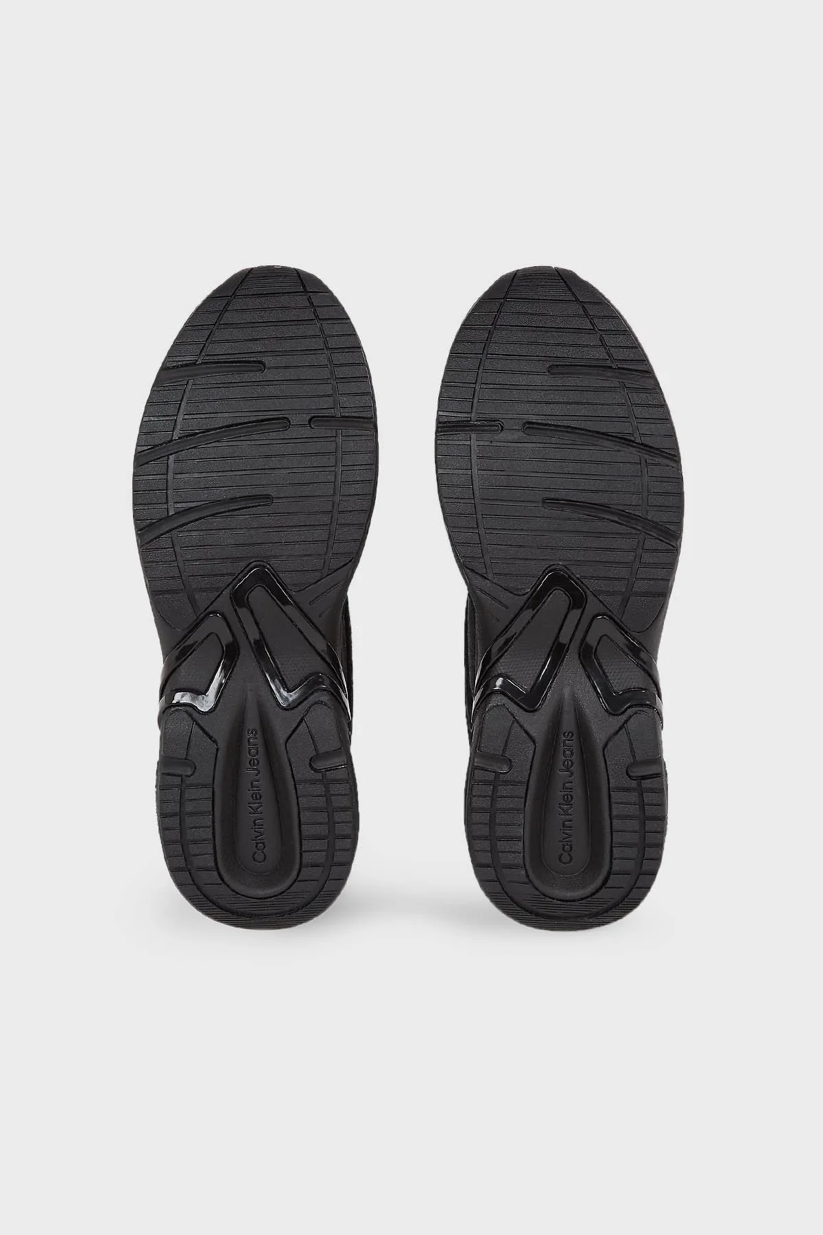 Calvin Klein Fileli Nefes Alabilir Tasarımlı Logolu Sneaker YM0YM005890GT Erkek Ayakkabı YM0YM00589 0GT SİYAH - 6