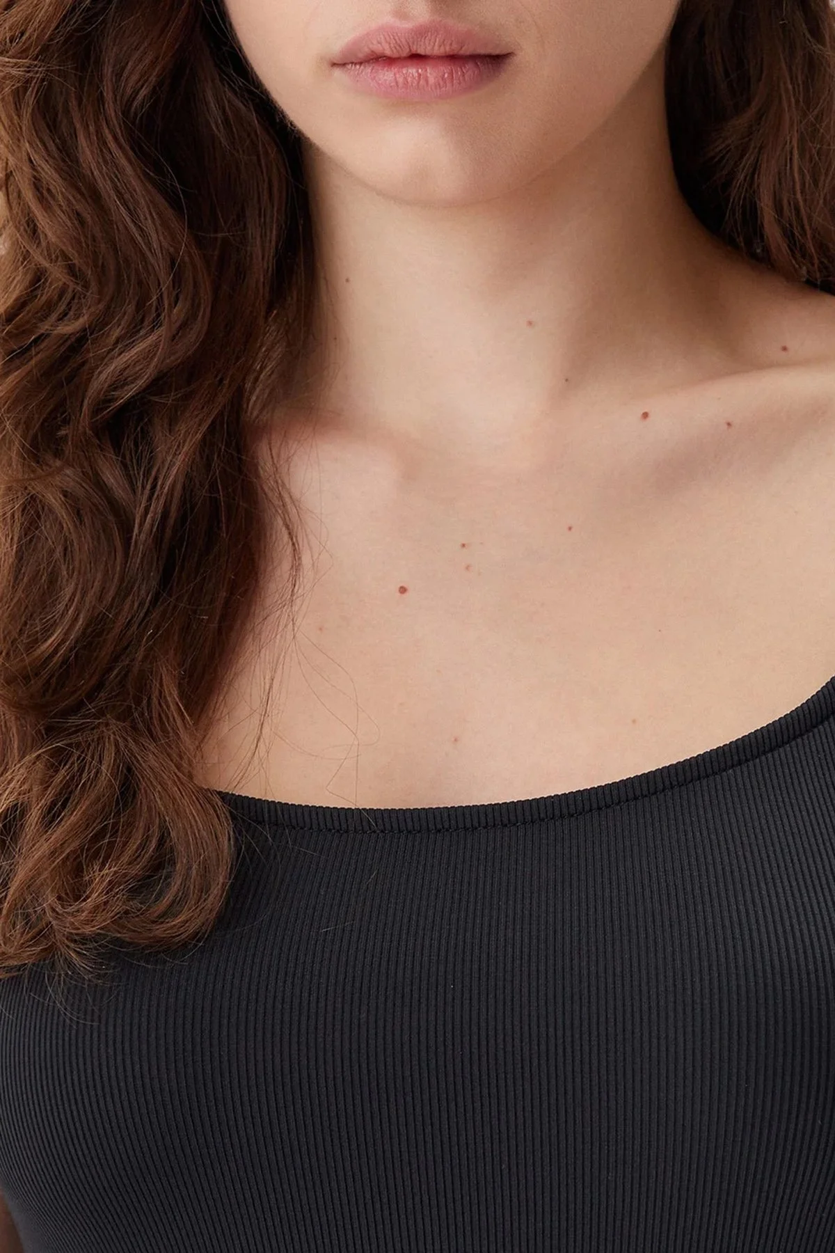 Calvin Klein Fitilli Streç İnce Askılı Slim Fit Midi Boy J20J225288BEH Bayan Elbise J20J225288 BEH SİYAH - 9