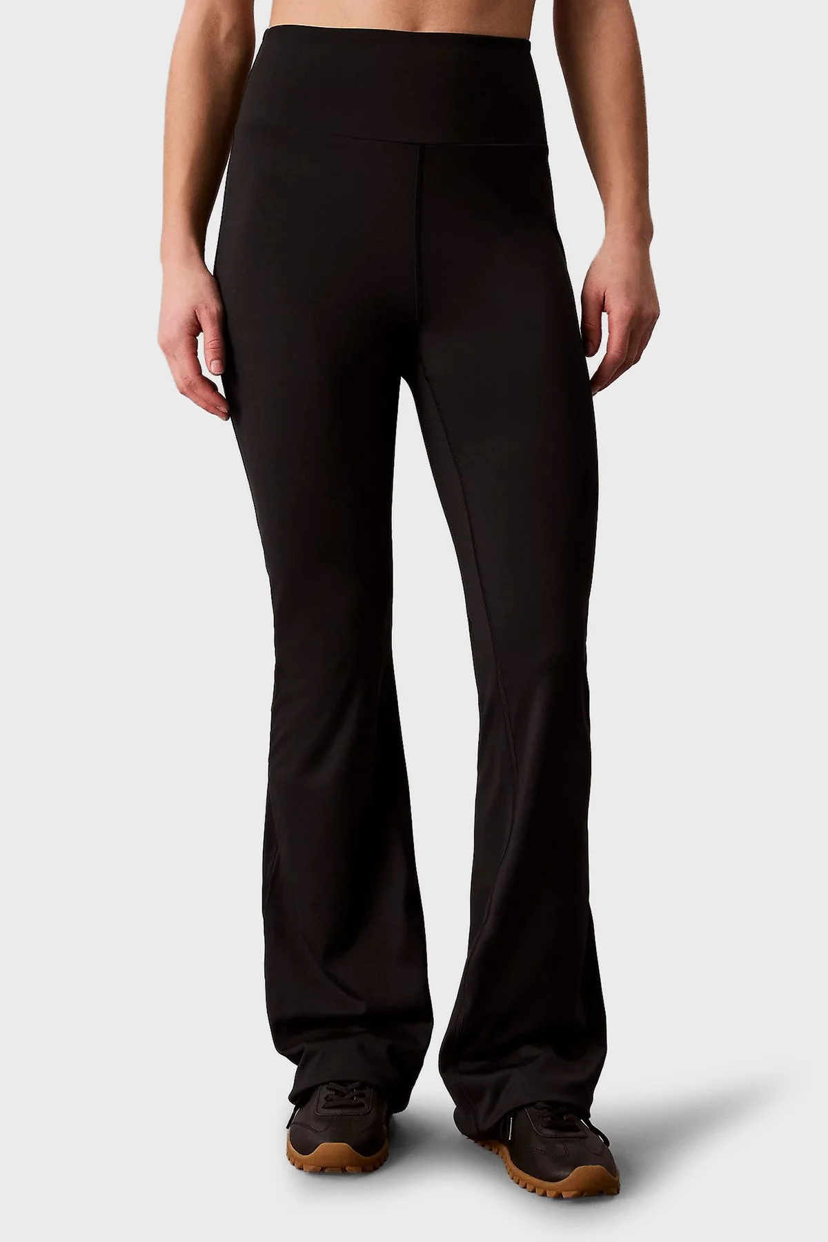 Calvin Klein Flare Fit Yüksek Bel Geniş Paça Sport LVGWS6L648UB1 Kadın Tayt LVGWS6L648 UB1 SİYAH - 1