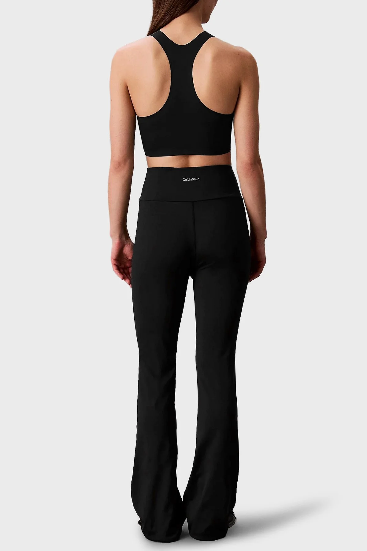 Calvin Klein Flare Fit Yüksek Bel Geniş Paça Sport LVGWS6L648UB1 Kadın Tayt LVGWS6L648 UB1 SİYAH - 3