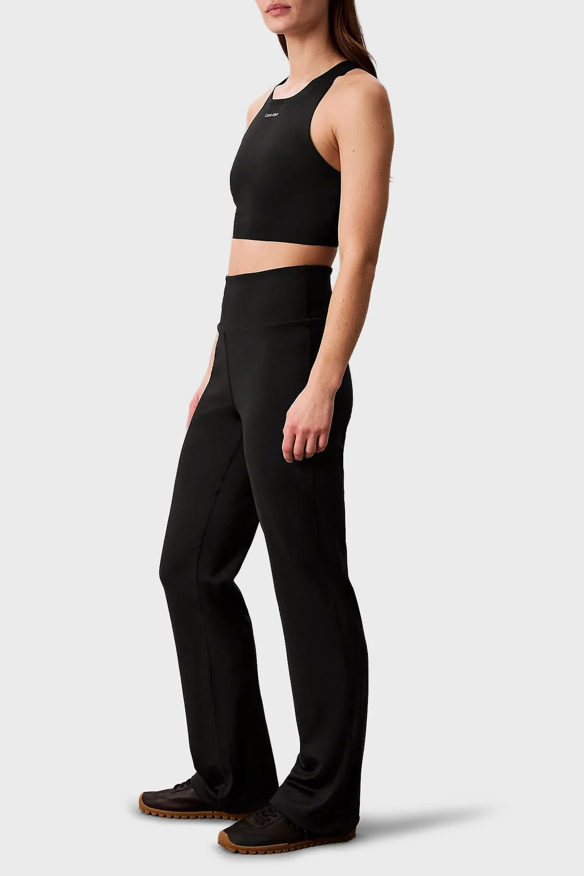 Calvin Klein Flare Fit Yüksek Bel Geniş Paça Sport LVGWS6L648UB1 Kadın Tayt LVGWS6L648 UB1 SİYAH - 4