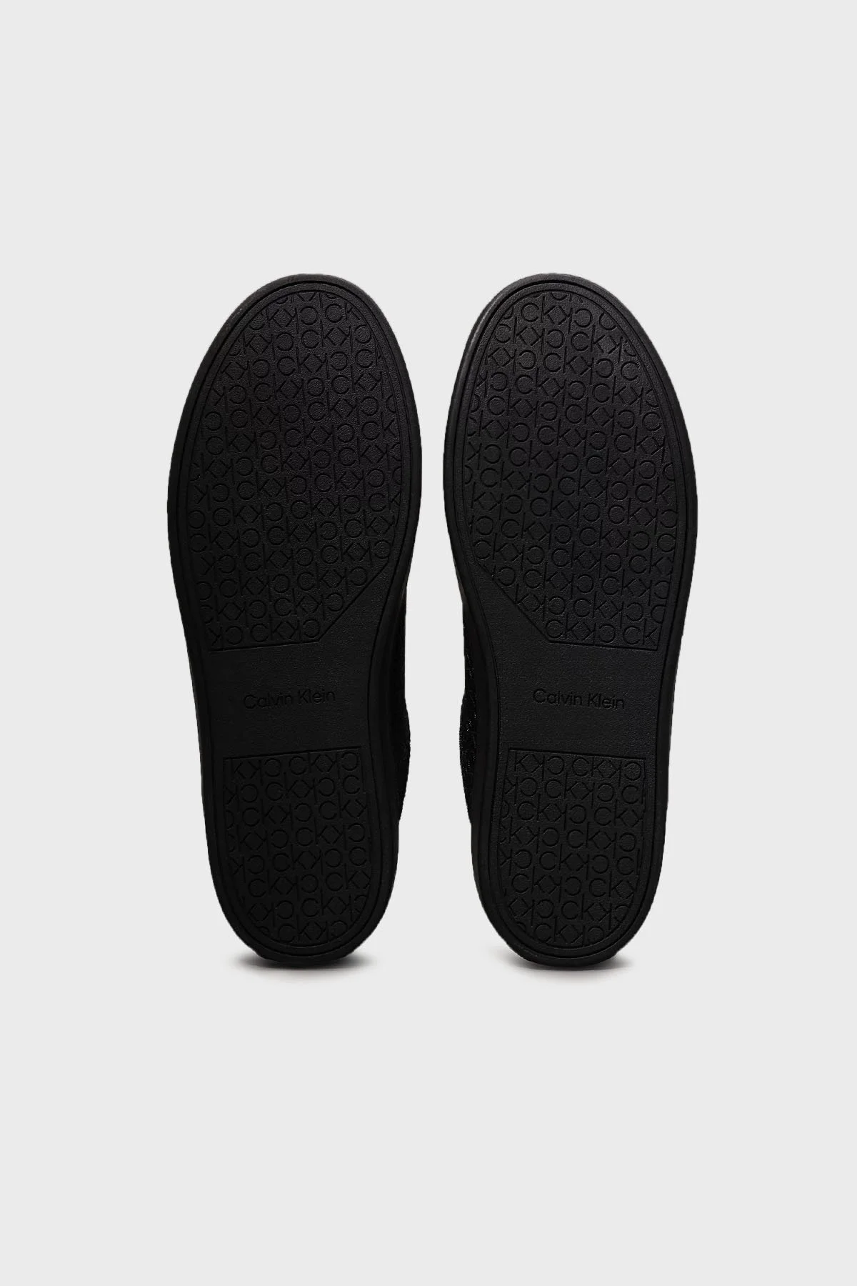 Calvin Klein Hakiki Deri Kabartmalı Logo Baskılı Sneaker HM0HM015550GT Erkek Ayakkabı HM0HM01555 0GT SİYAH - 6