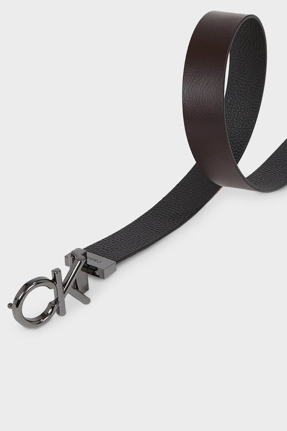 Calvin Klein Hakiki Deri Logolu K50K510948BAX Erkek Kemer K50K510948 BAX SİYAH - 3