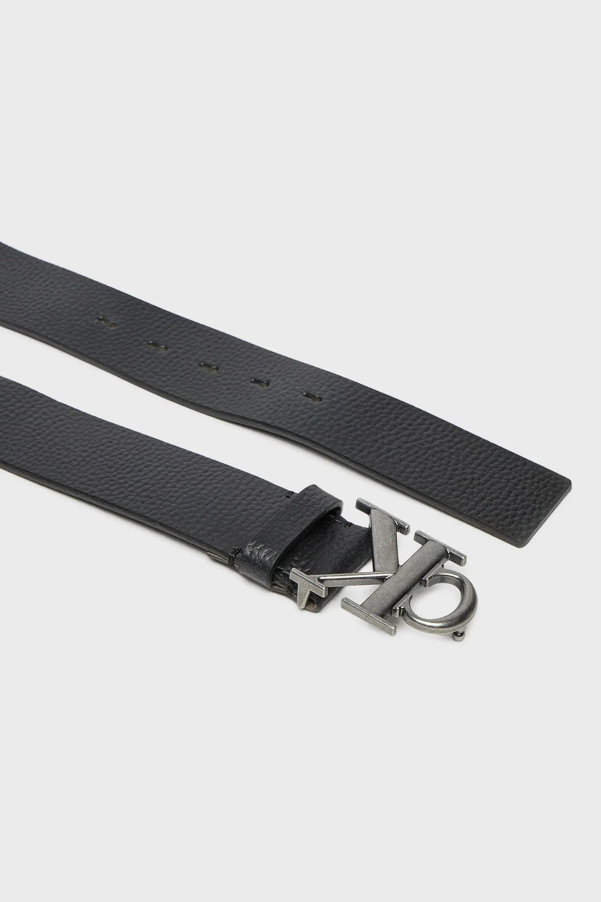 Calvin Klein Hakiki Deri Logolu K50K512088BEH Erkek Kemer K50K512088 BEH SİYAH - 5