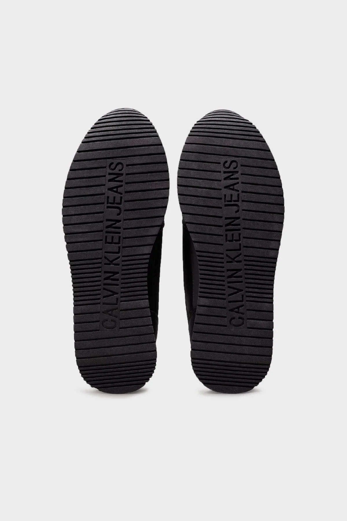 Calvin Klein Hakiki Deri Logolu Sneaker YW0YW016160GM Bayan Ayakkabı YW0YW01616 0GM SİYAH-BEYAZ - 12