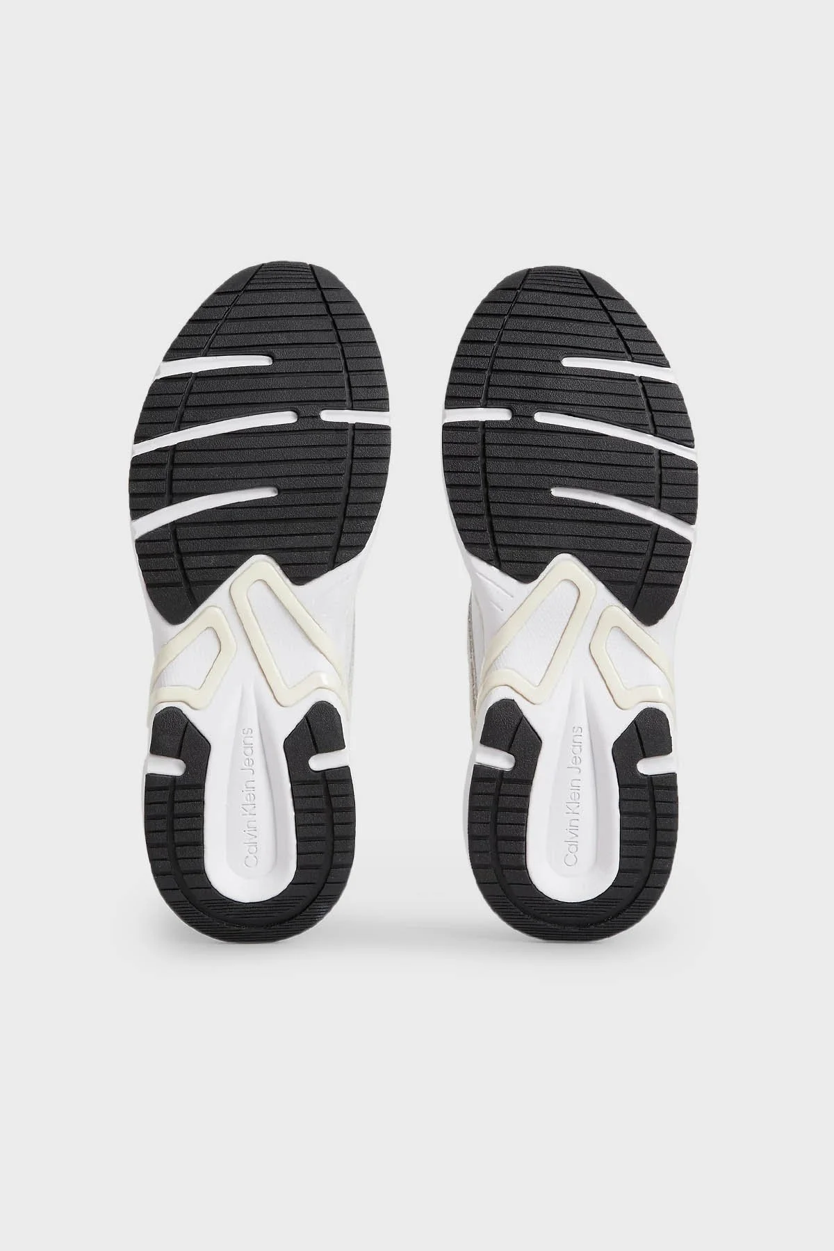 Calvin Klein Hakiki Deri Retro Sneaker YW0YW009440K5 Bayan Ayakkabı YW0YW00944 0K5 BEYAZ - 6