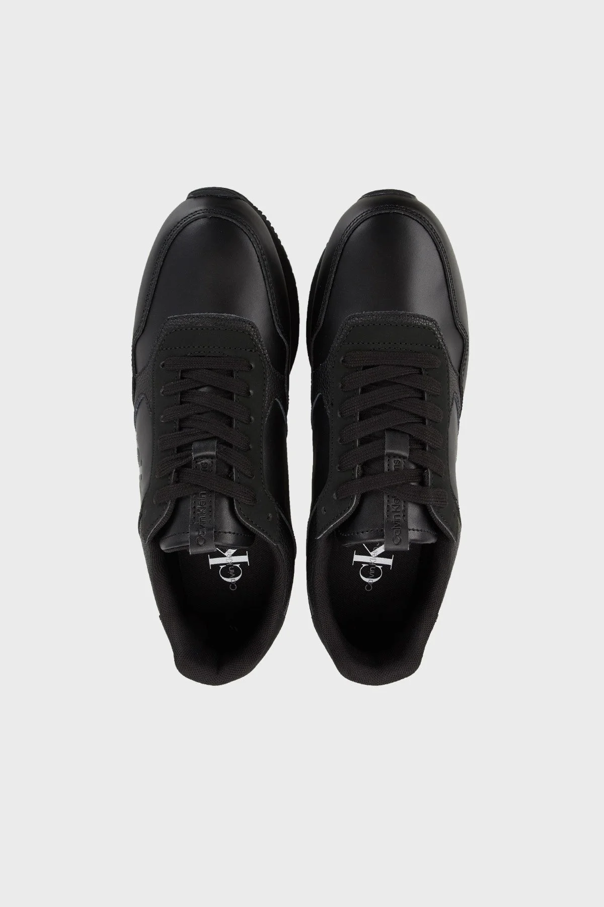 Calvin Klein Hakiki Deri Sneaker Erkek Ayakkabı YM0YM00581 BDS SİYAH - 5