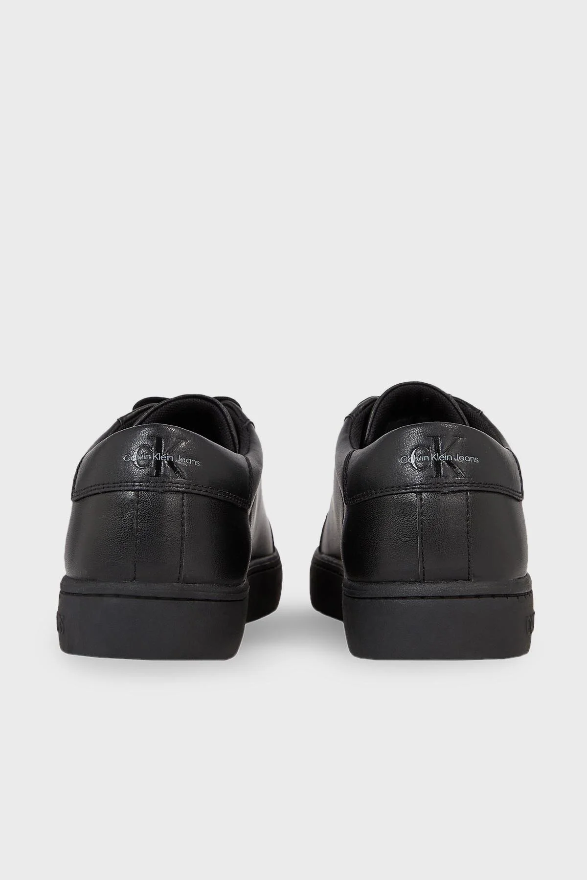Calvin Klein Hakiki Deri Sneaker YM0YM004910GT Erkek Ayakkabı YM0YM00491 0GT SİYAH - 5