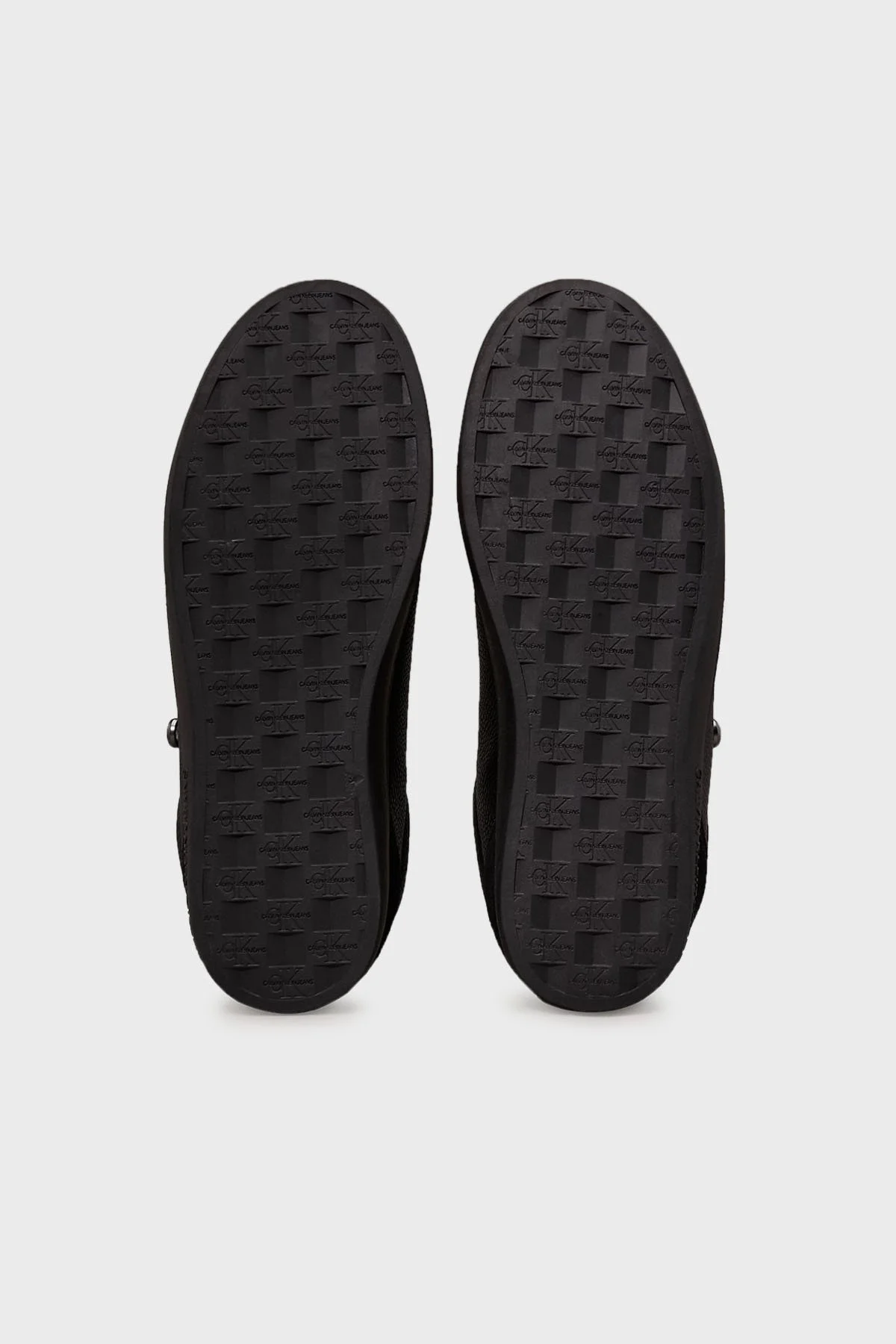 Calvin Klein Hakiki Deri Süet Detaylı Fermuarlı Sneaker YM0YM012540GJ Erkek Ayakkabı YM0YM01254 0GJ SİYAH - 14