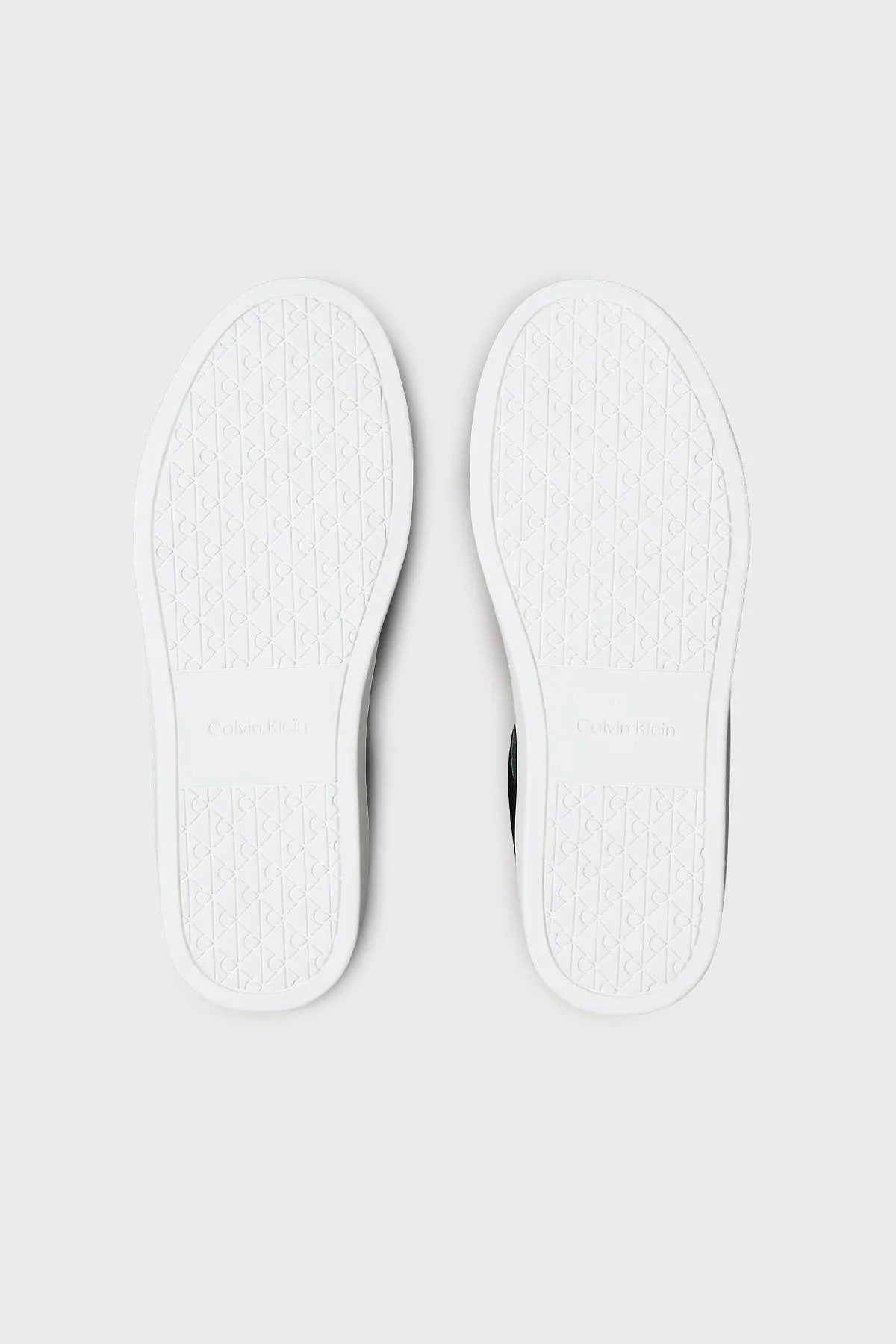 Calvin Klein Hakiki Deri ve Süet Karışımlı Sneaker YM0YM014290GM Erkek Ayakkabı YM0YM01429 0GM SİYAH-BEYAZ - 6