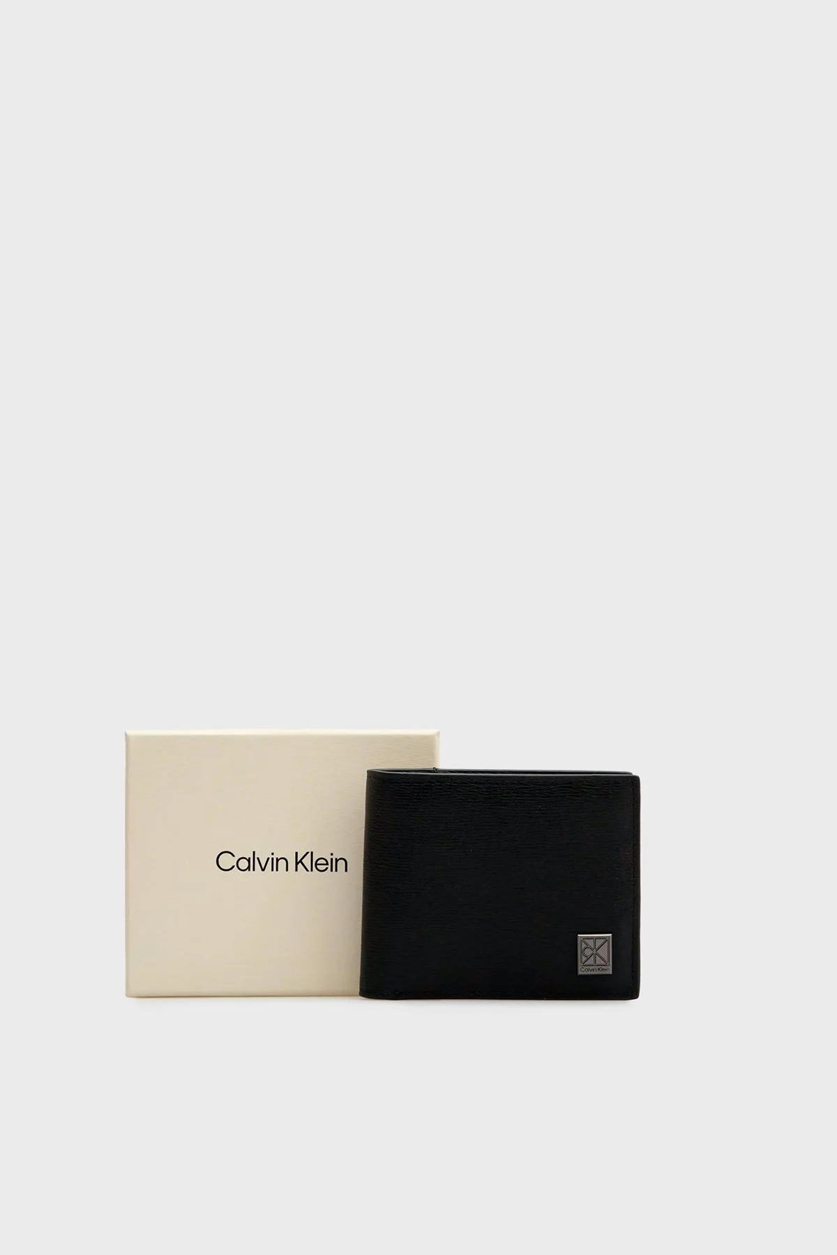 Calvin Klein Hardware Emblem Deri Logolu LV04D1166GUB1 Erkek Cüzdan LV04D1166G UB1 SİYAH - 5