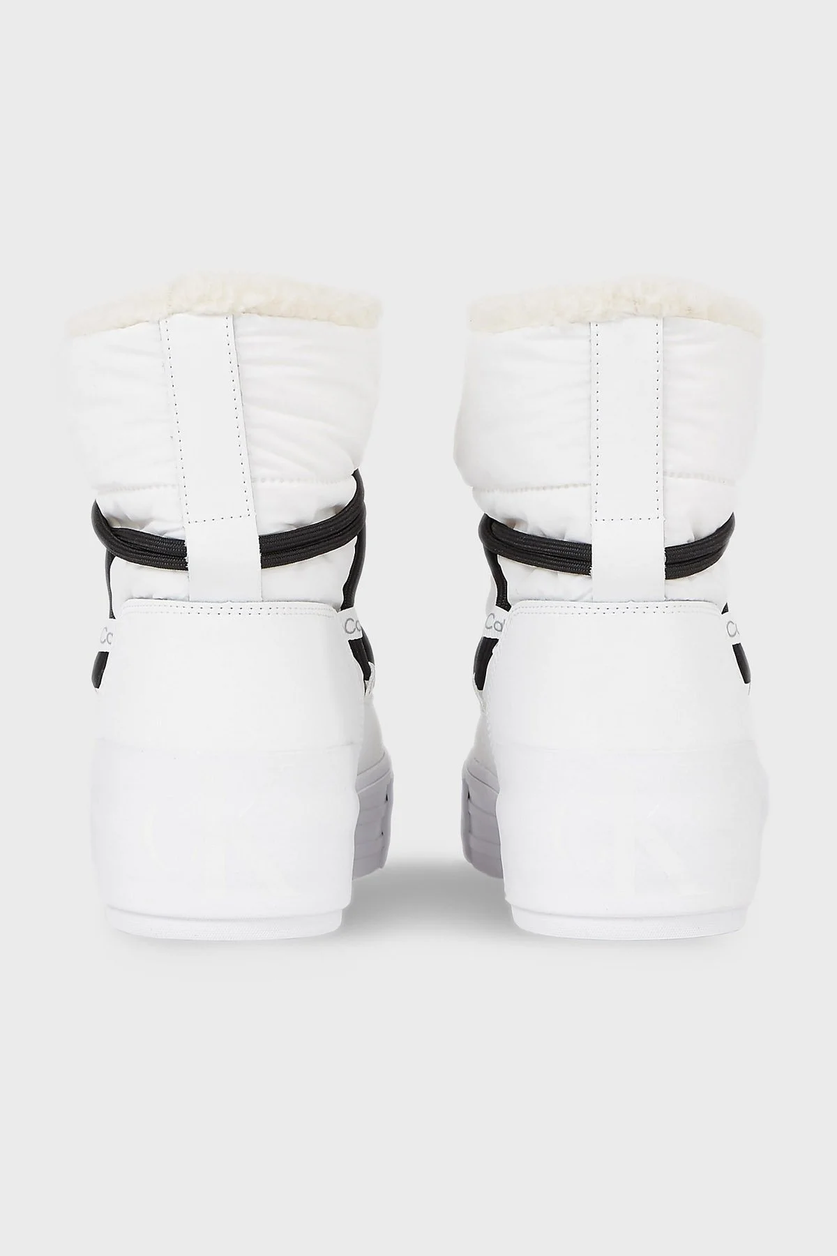 Calvin Klein İçi Tüylü YW0YW01181YBR Bayan Bot YW0YW01181 YBR BEYAZ - 4