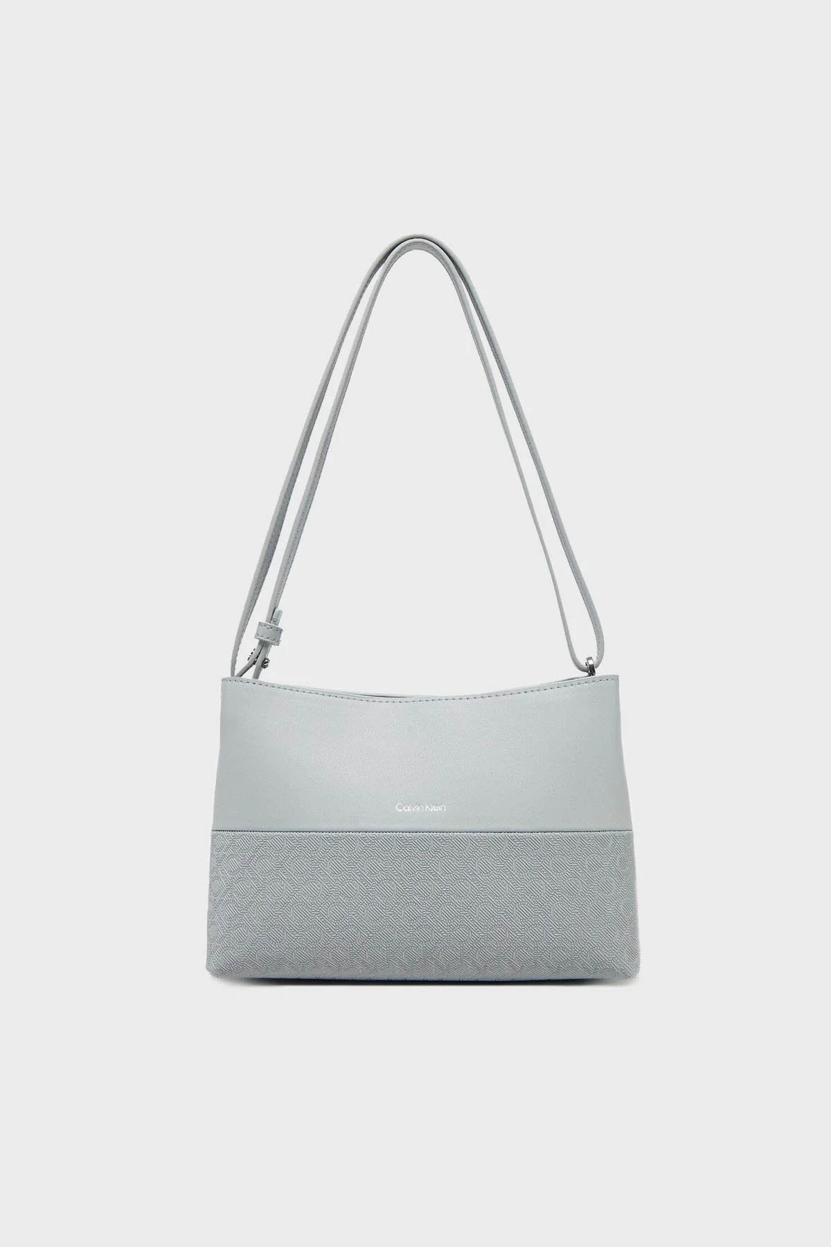 Calvin Klein Jakarlı Logo Baskılı Ayarlanabilir Askılı K60K613170PDE Bayan Çanta K60K613170 PDE GRİ - 1