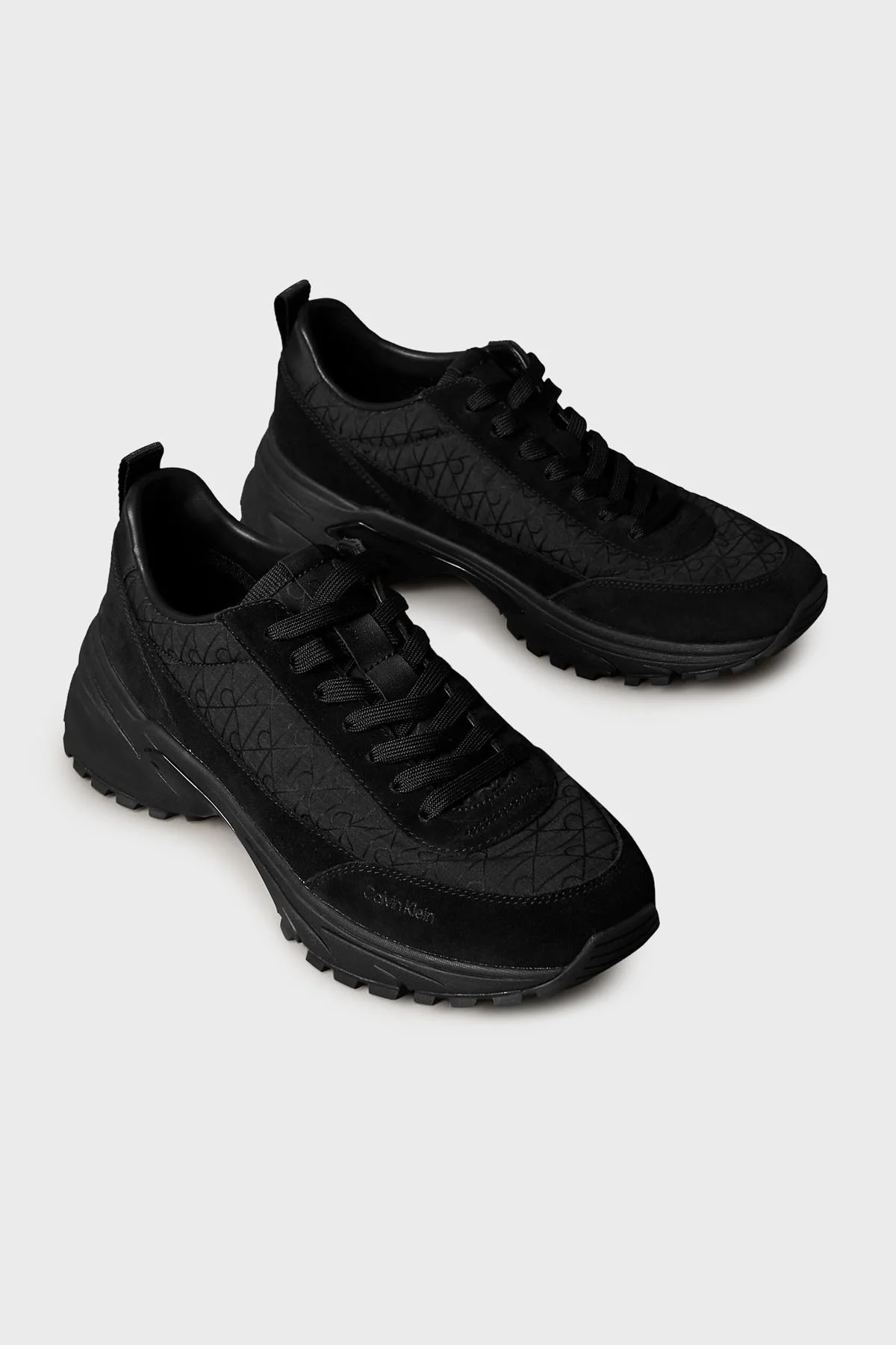 Calvin Klein Jakarlı Logo Baskılı Kalın Taban Sneaker YM0YM013780GJ Erkek Ayakkabı YM0YM01378 0GJ SİYAH - 3