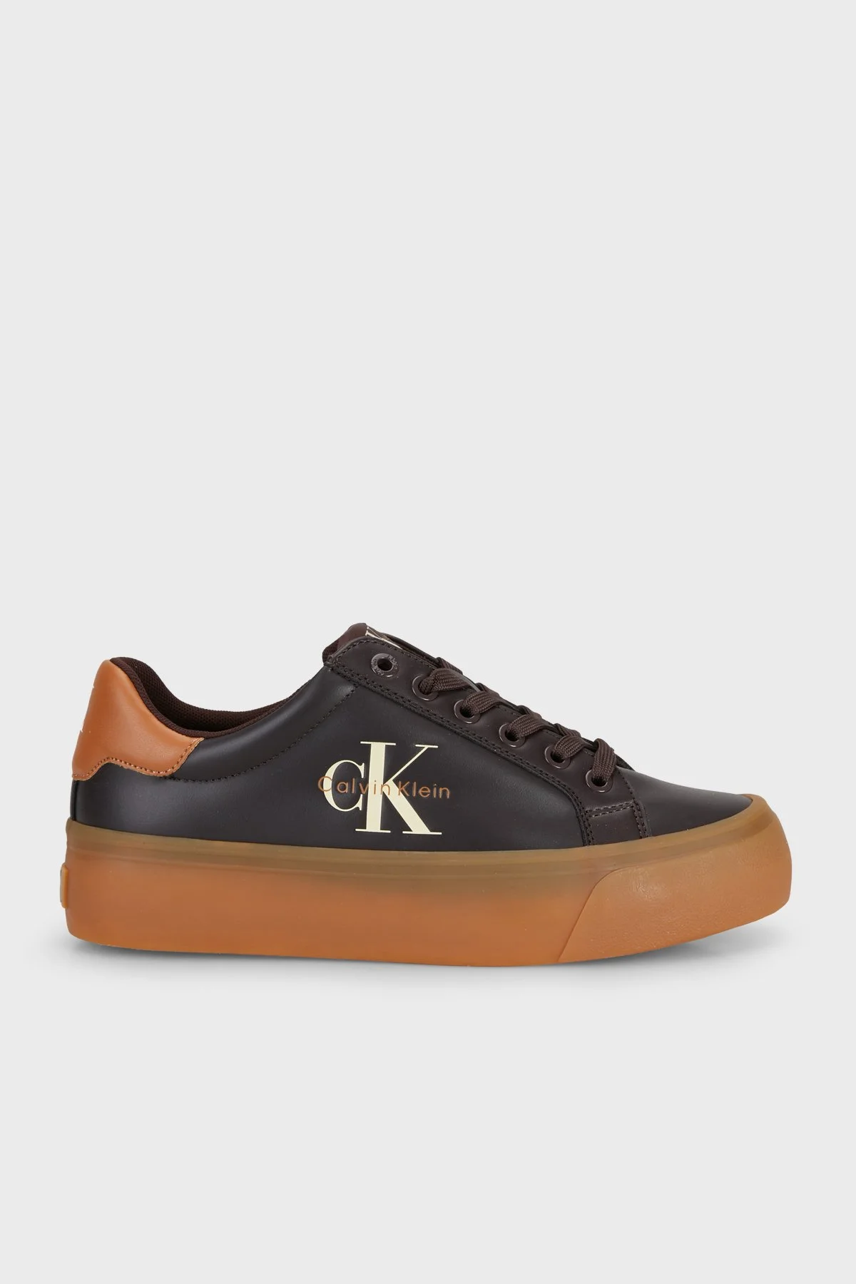 Calvin Klein Kadın Ayakkabı HW0HW03159 0JW Kahve - 1