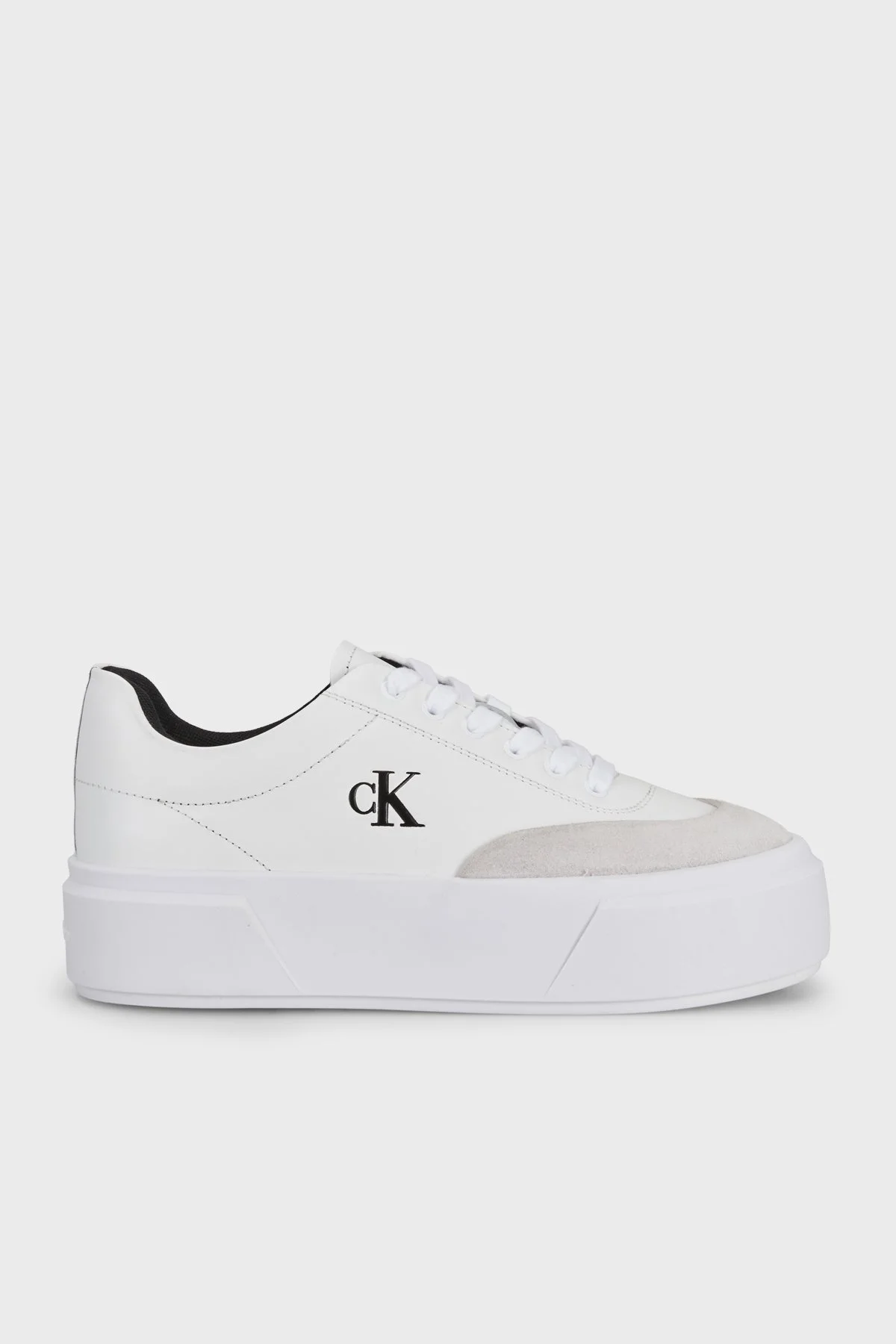 Calvin Klein Kadın Ayakkabı HW0HW03438 01W Beyaz-siyah - 1