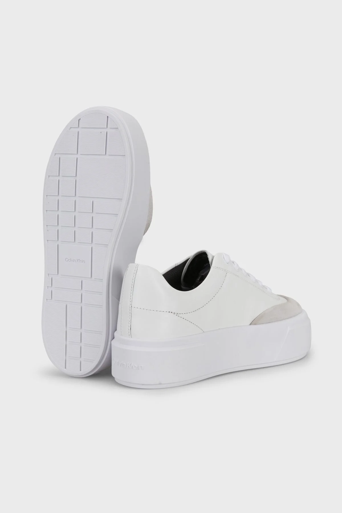 Calvin Klein Kadın Ayakkabı HW0HW03438 01W Beyaz-siyah - 4