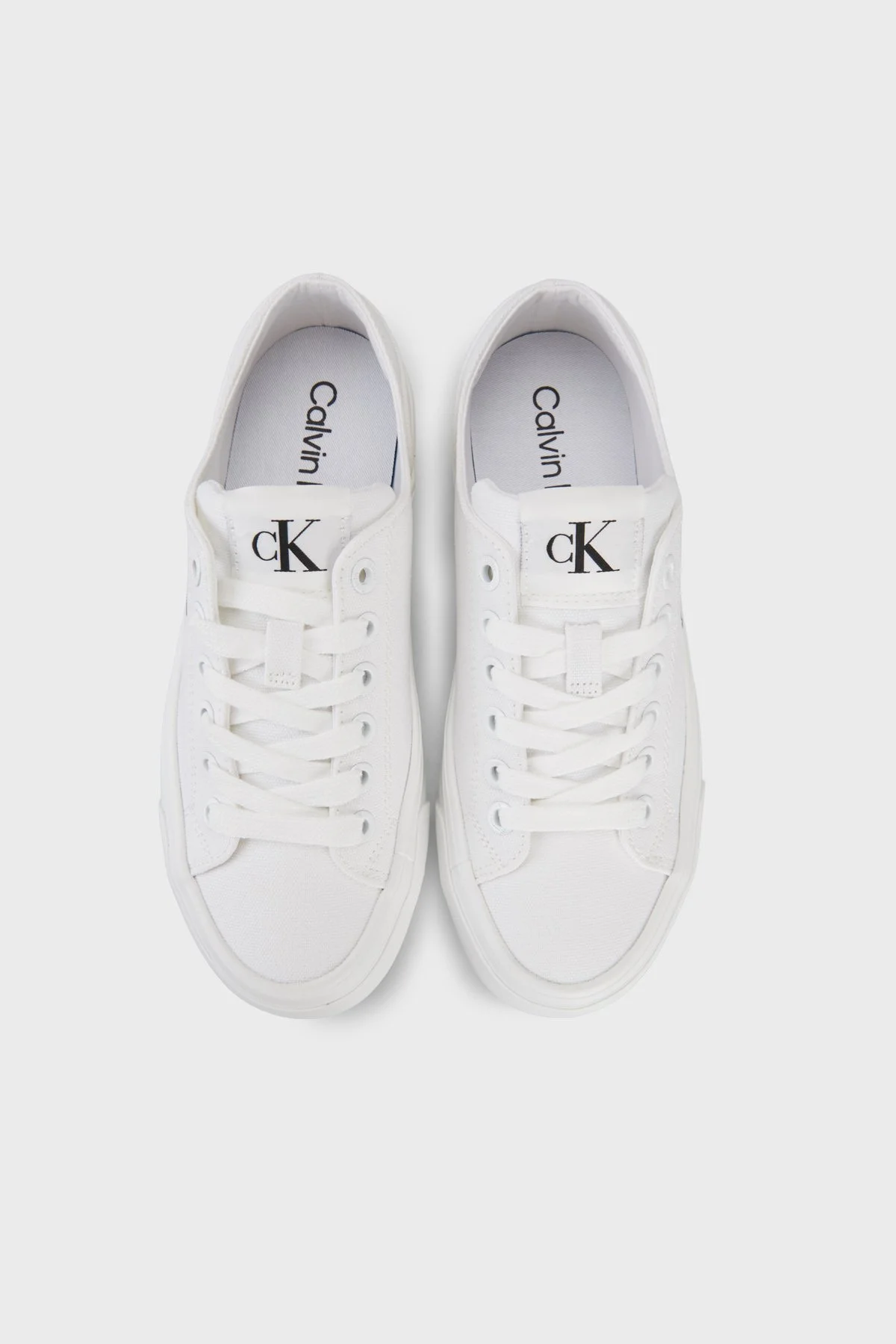 Calvin Klein Kadın Ayakkabı YW0YW01763 02Q Beyaz - 4