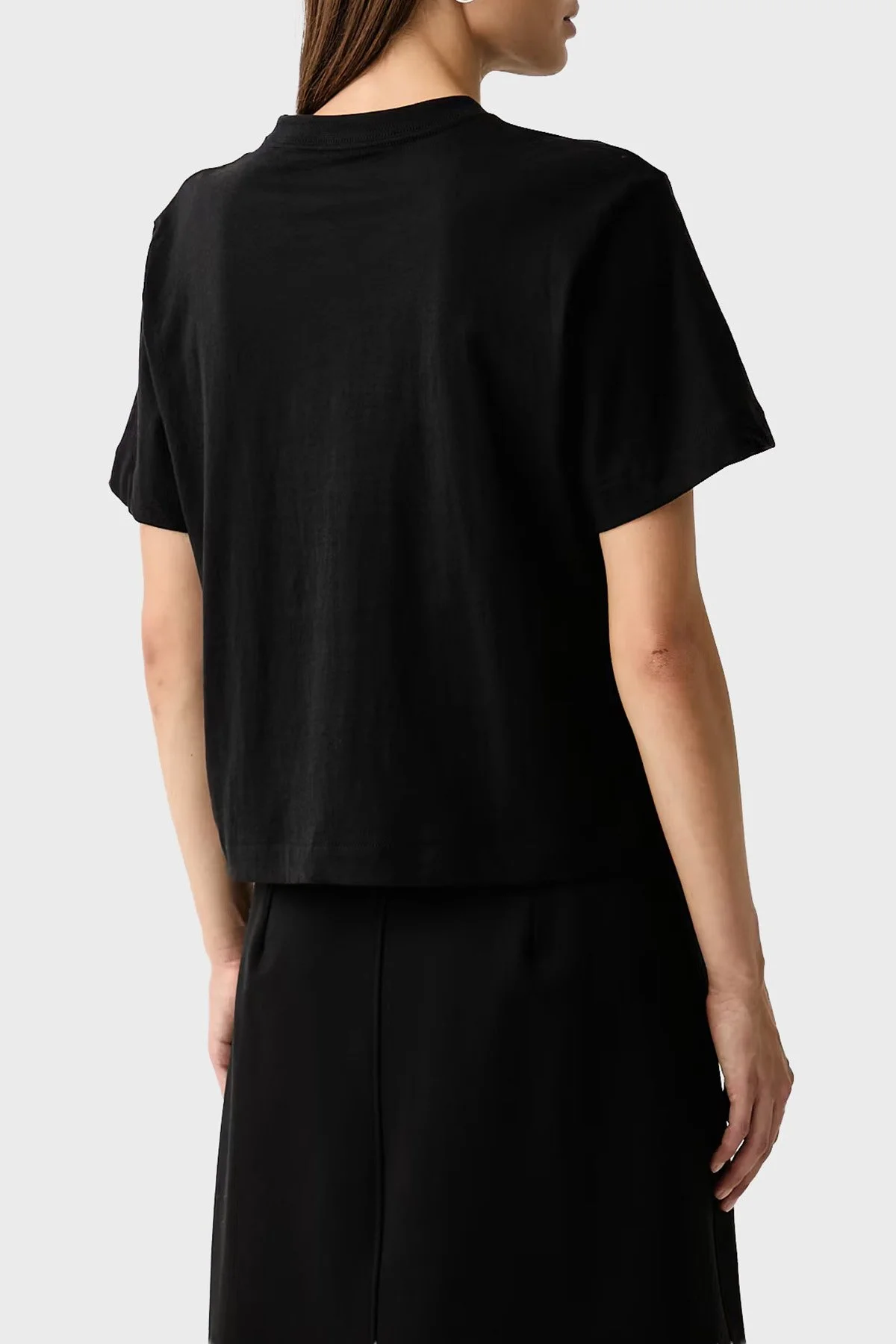 Calvin Klein Kadın T Shirt LV047H811G UB1 Siyah - 2