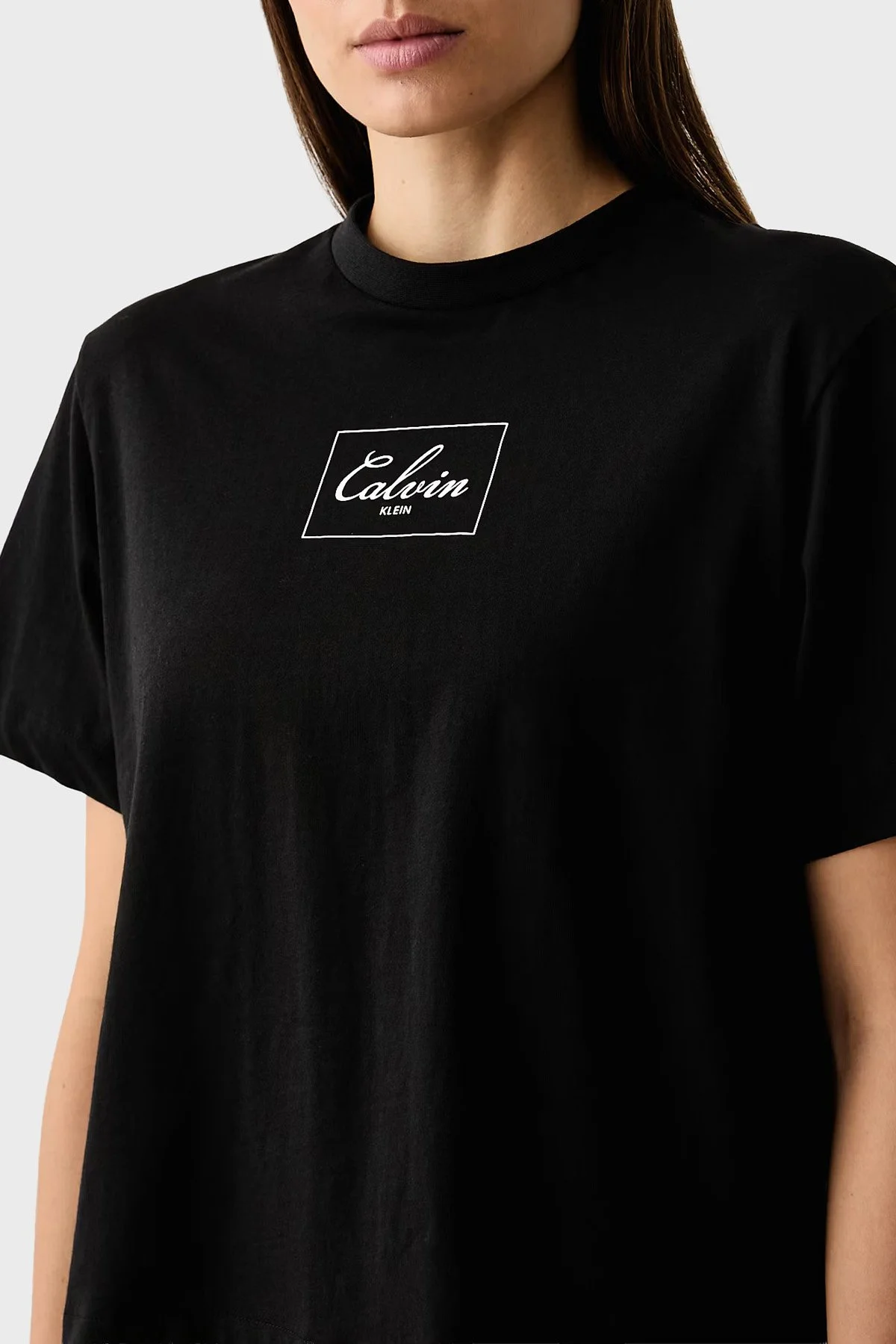 Calvin Klein Kadın T Shirt LV047H811G UB1 Siyah - 3