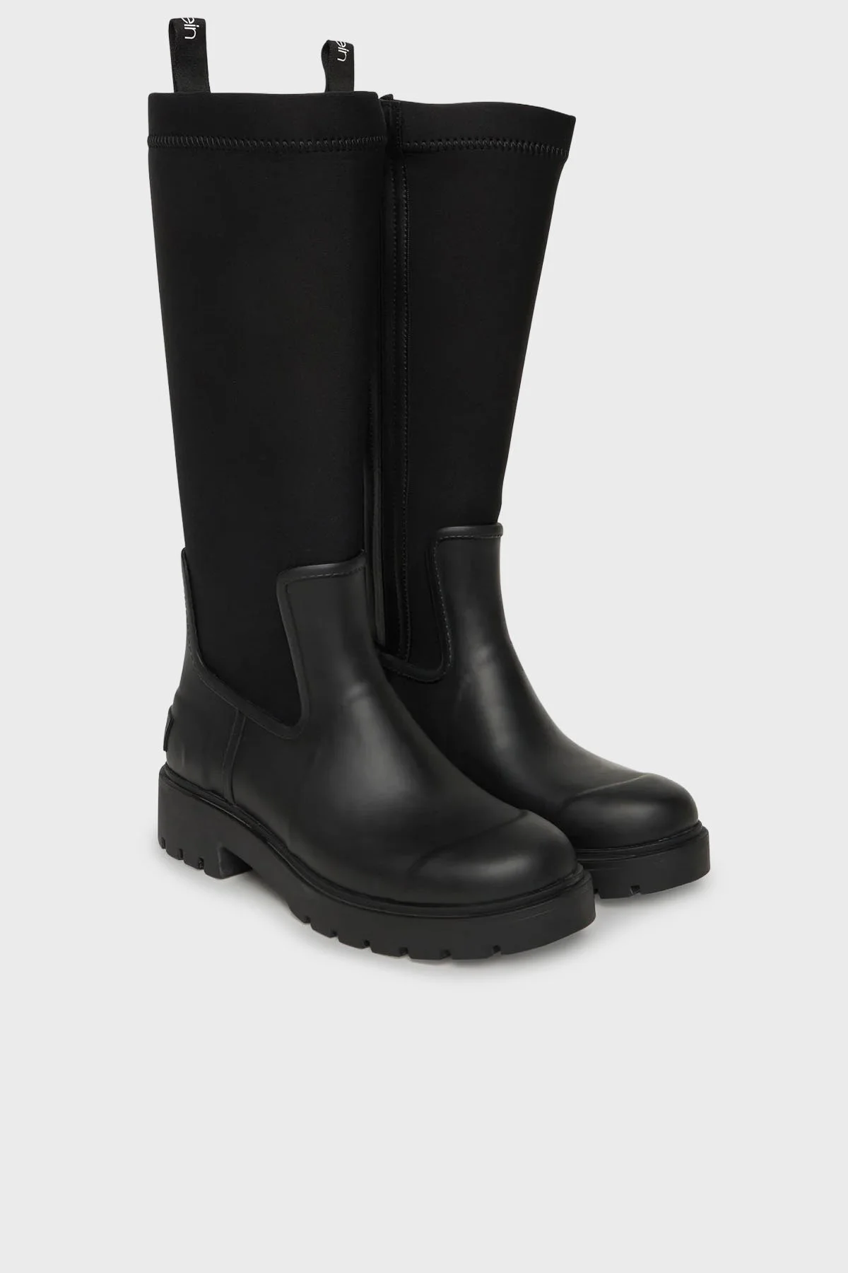 Calvin Klein Kalın Taban Fermuarlı Uzun YW0YW02002BEH Bayan Çizme YW0YW02002 BEH SİYAH - 2