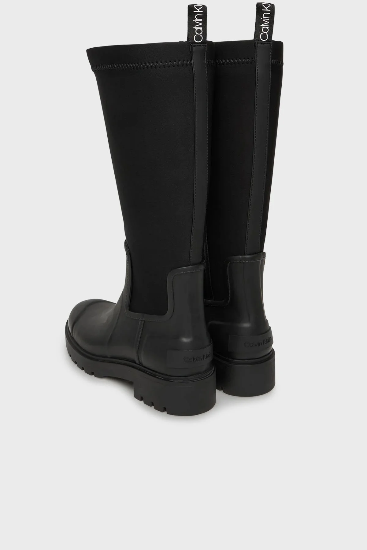 Calvin Klein Kalın Taban Fermuarlı Uzun YW0YW02002BEH Bayan Çizme YW0YW02002 BEH SİYAH - 3