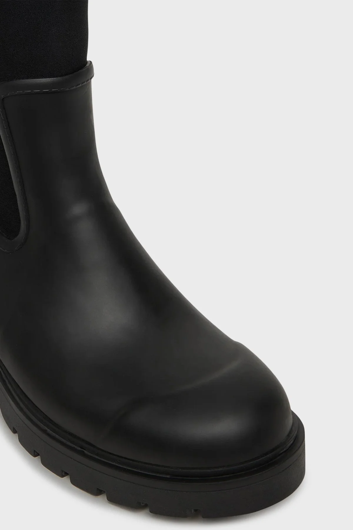 Calvin Klein Kalın Taban Fermuarlı Uzun YW0YW02002BEH Bayan Çizme YW0YW02002 BEH SİYAH - 5