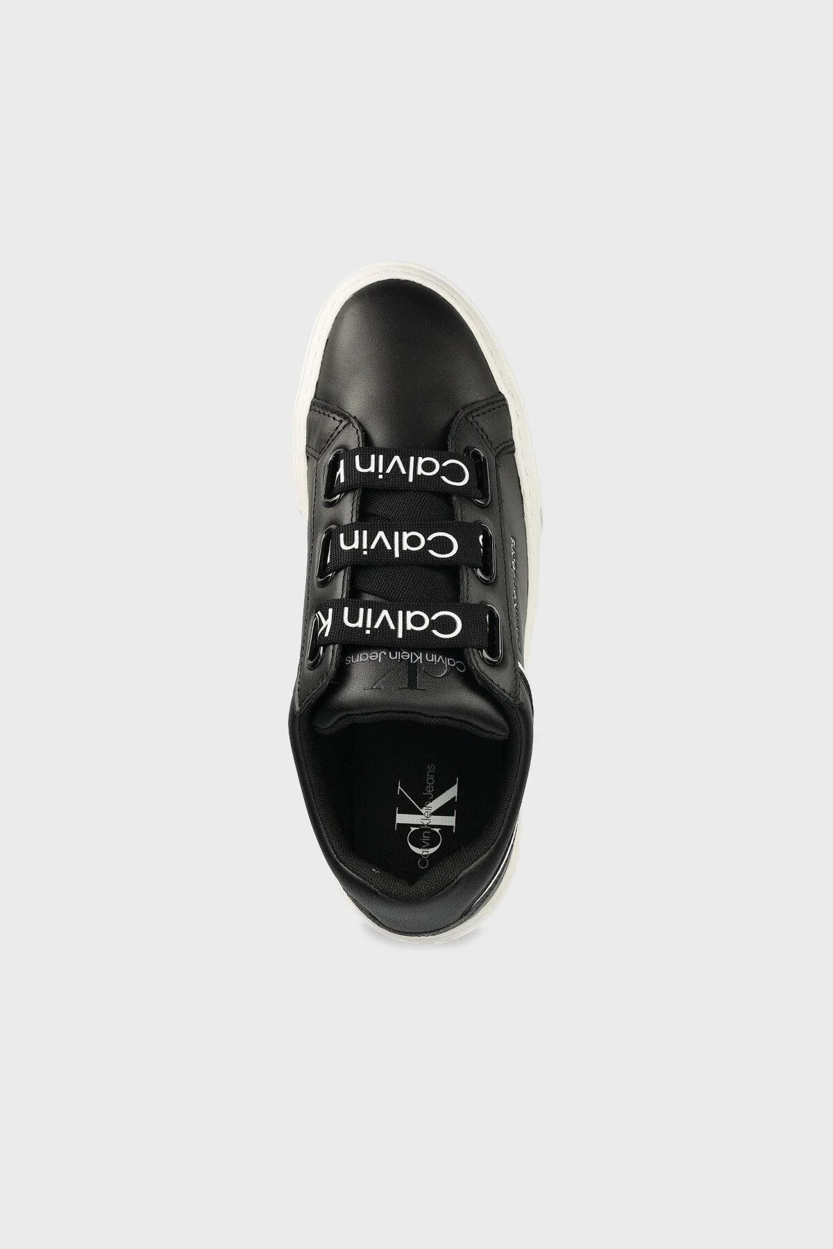 Calvin Klein Kalın Taban Sneaker YW0YW008680GJ Bayan Ayakkabı YW0YW00868 0GJ SİYAH - 4