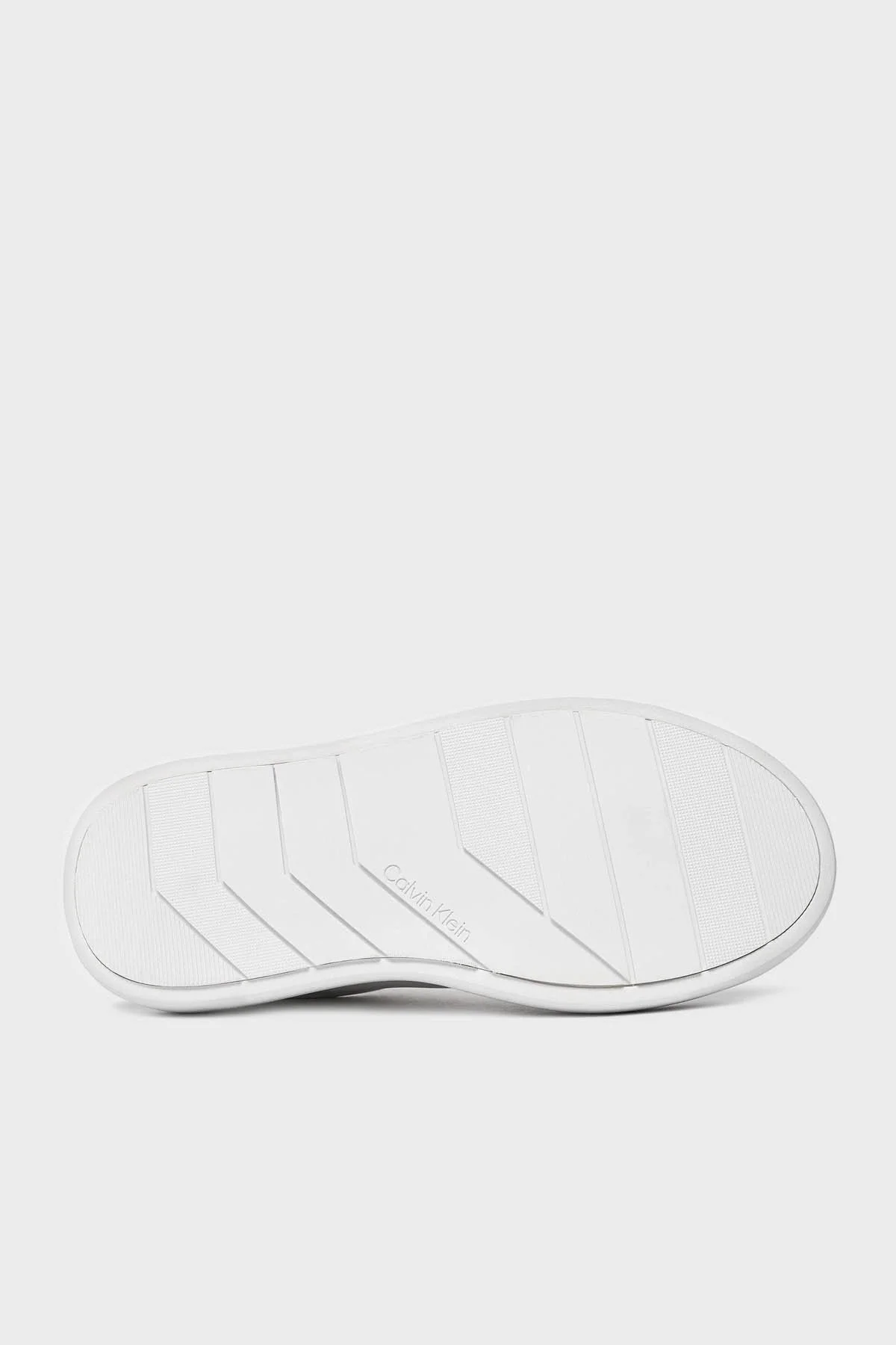 Calvin Klein Kalın Tabanlı Deri Sneaker HW0HW018610GN Bayan Ayakkabı HW0HW01861 0GN SİYAH-GÜMÜŞ - 3