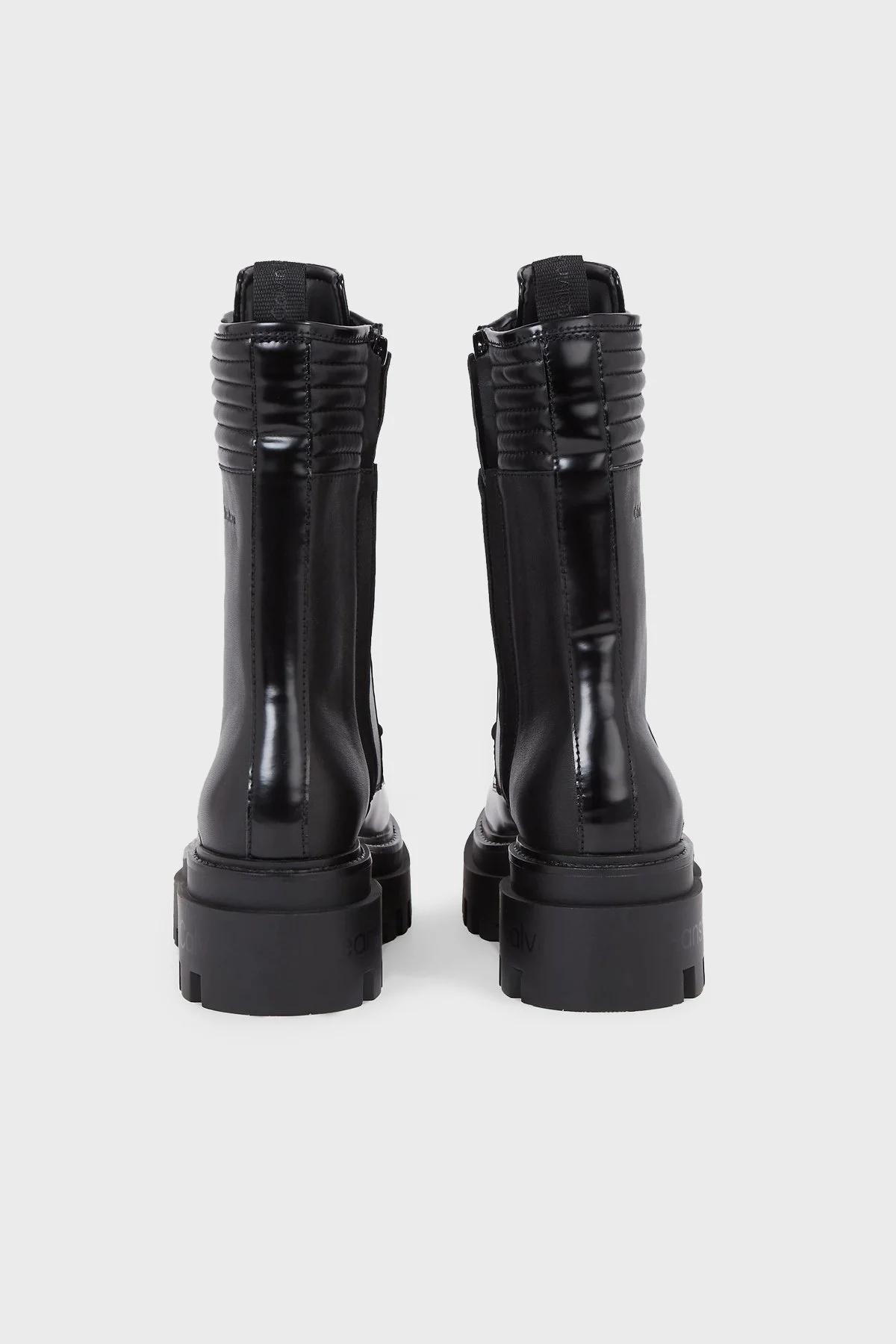 Calvin Klein Kalın Tabanlı Postal YW0YW011370GT Bayan Bot YW0YW01137 0GT SİYAH - 9