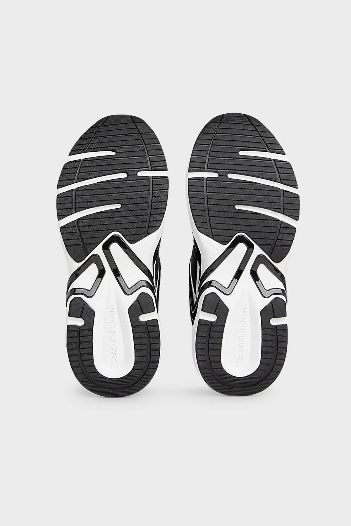 Calvin Klein Kalın Tabanlı Retro Model Tennis Su-Mesh Sneaker YW0YW008910GM Bayan Ayakkabı YW0YW00891 0GM SİYAH-BEYAZ - 4