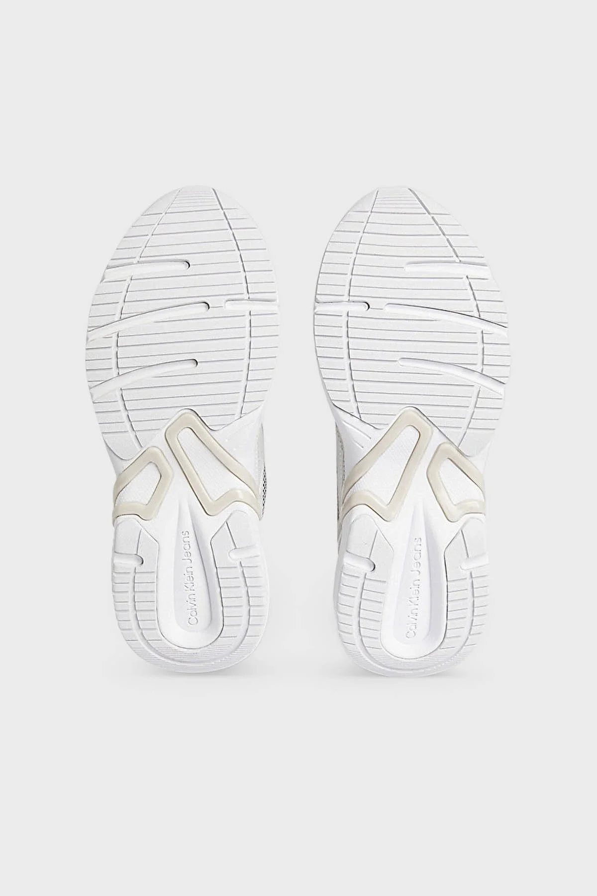 Calvin Klein Kalın Tabanlı Retro Model Tennis Su-Mesh Sneaker YW0YW00891YBR Bayan Ayakkabı YW0YW00891 YBR BEYAZ - 5