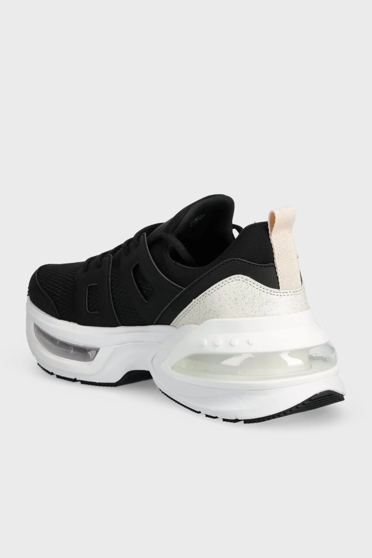 Calvin Klein Kalın Tabanlı Sneaker YW0YW014350GQ Bayan Ayakkabı YW0YW01435 0GQ SİYAH-BEYAZ - 4