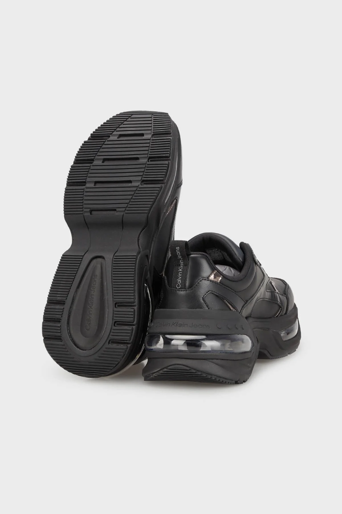 Calvin Klein Kalın Tabanlı YM0YM009210GT Erkek Ayakkabı YM0YM00921 0GT SİYAH - 4