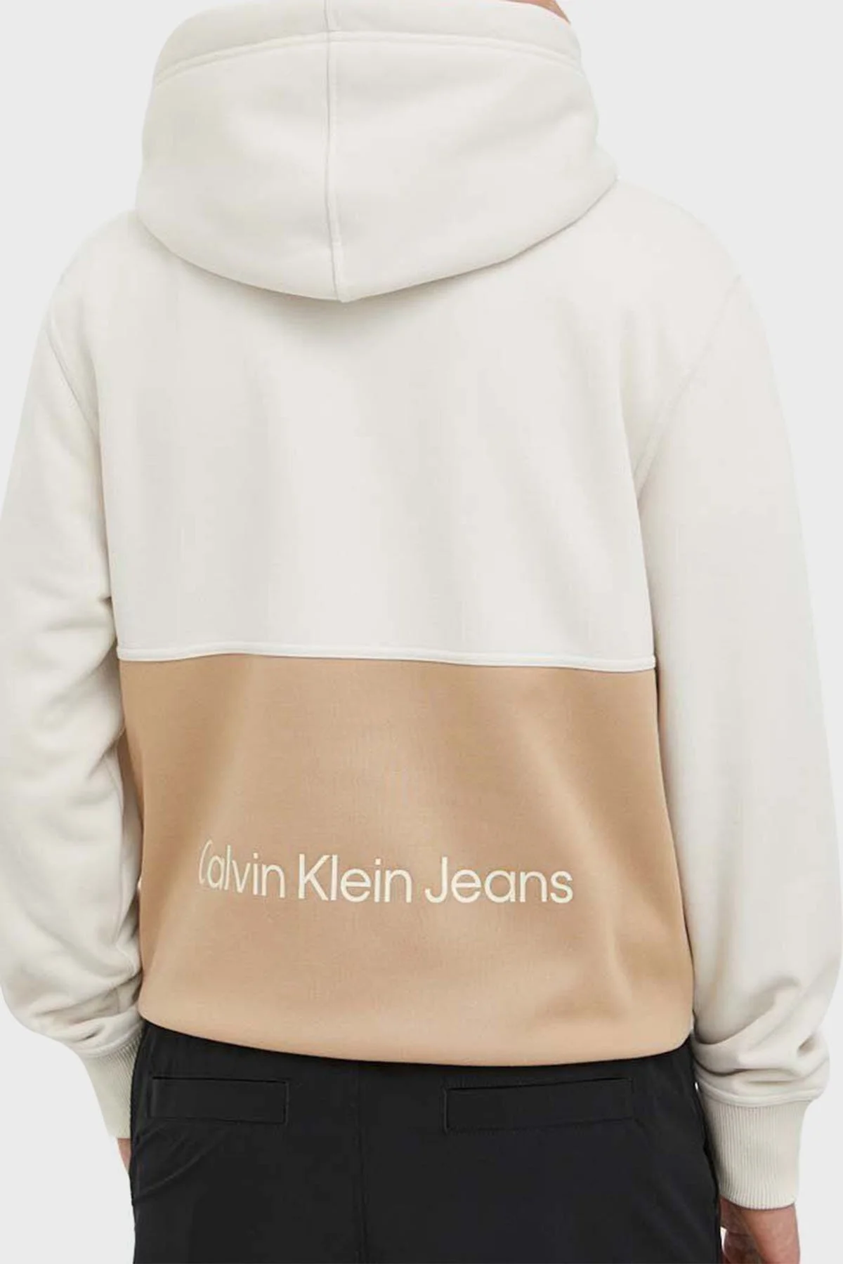 Calvin Klein Erkek Sweat J30J323435 ACF BEJ - 2