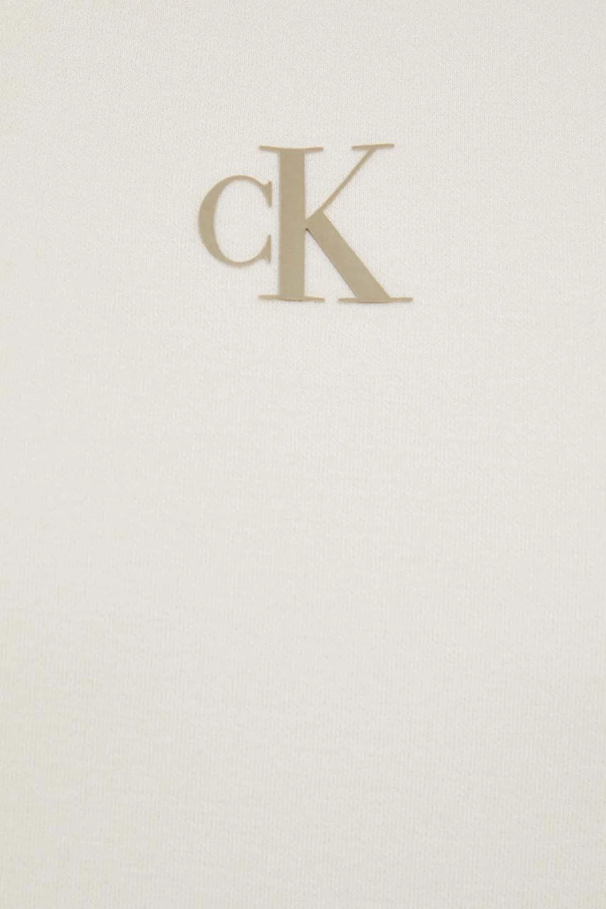 Calvin Klein Erkek Sweat J30J323435 ACF BEJ - 4