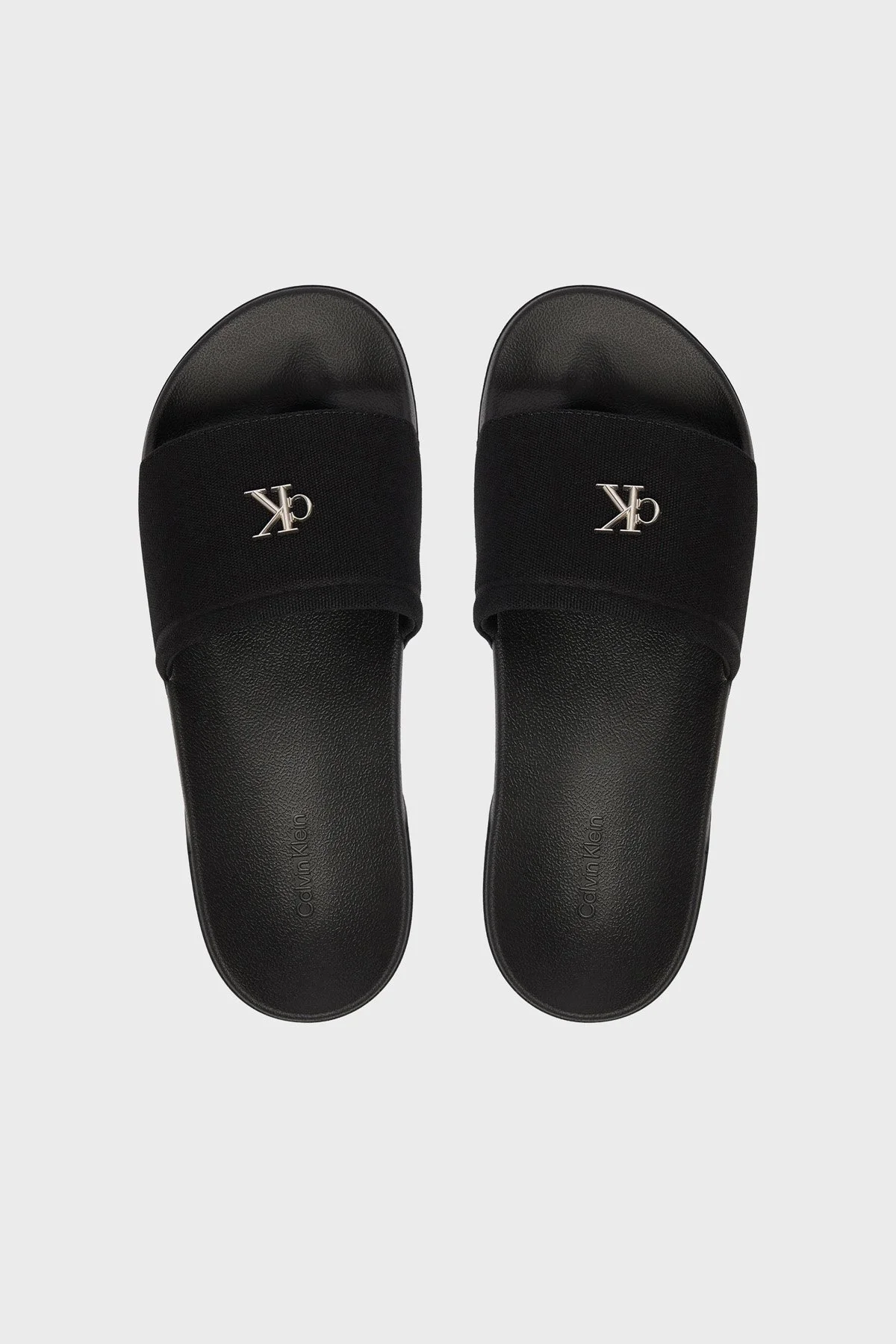 Calvin Klein Kanvas Logolu HW0HW029600GJ Kadın Terlik HW0HW02960 0GJ SİYAH - 3