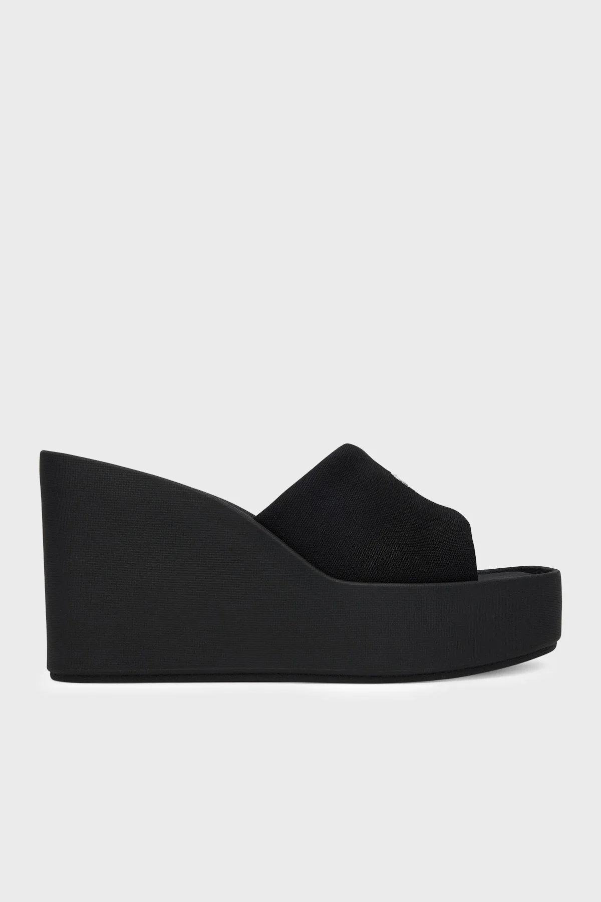 Calvin Klein Kanvas Platform Topuklu HW0HW031340GJ Kadın Sandalet HW0HW03134 0GJ SİYAH - 1