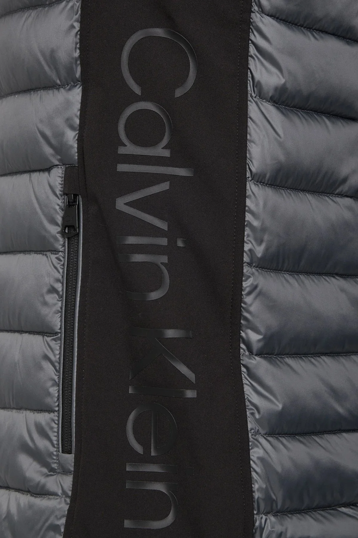 Calvin Klein Kapitoneli Astarlı Şişme K10K108292PCX Erkek Yelek K10K108292 PCX BEJ - 6