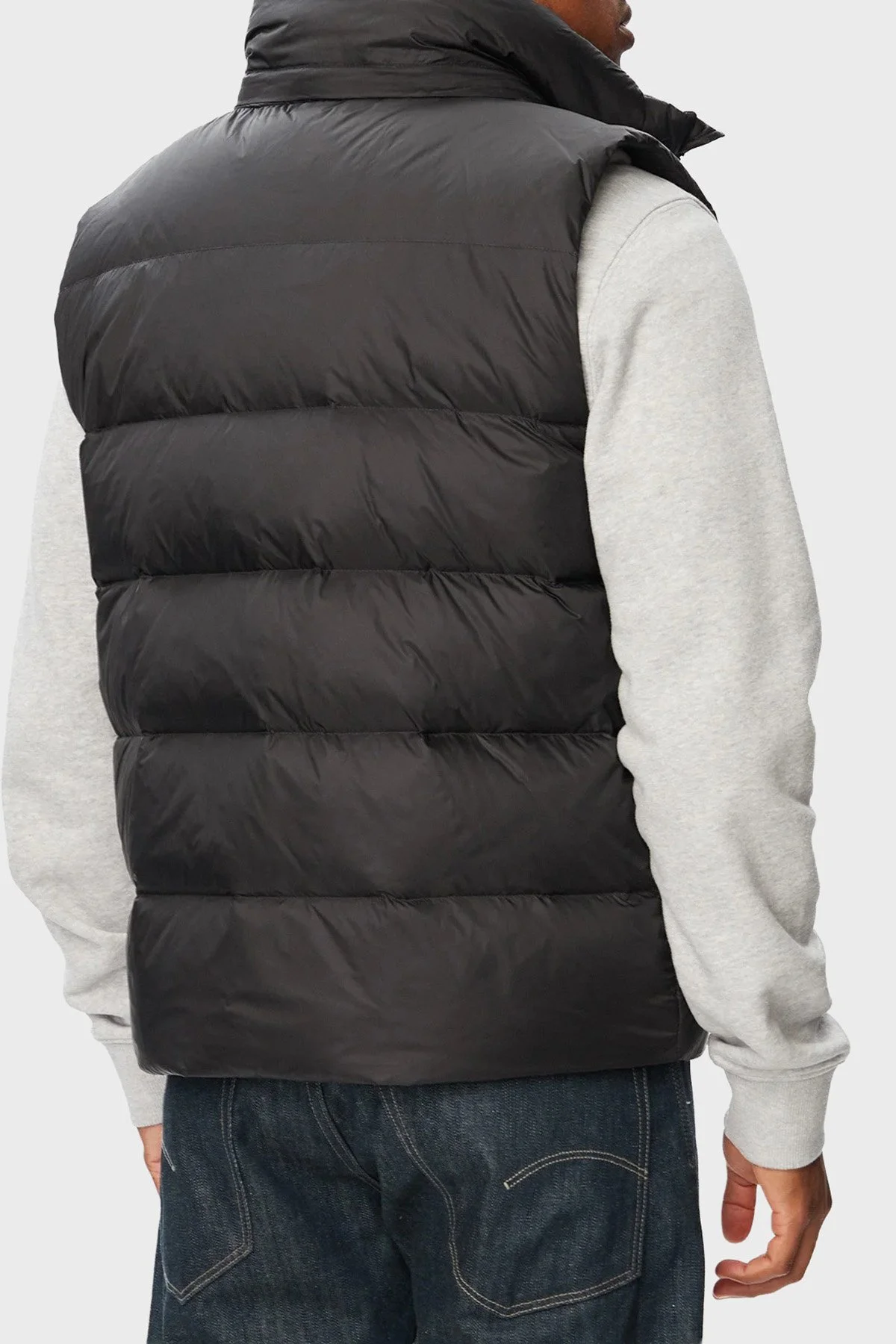 Calvin Klein Kapitoneli Çıkarılabilir Kapüşonlu Yaka Şişme LV04RG514GUB1 Erkek Yelek LV04RG514G UB1 Siyah - 4