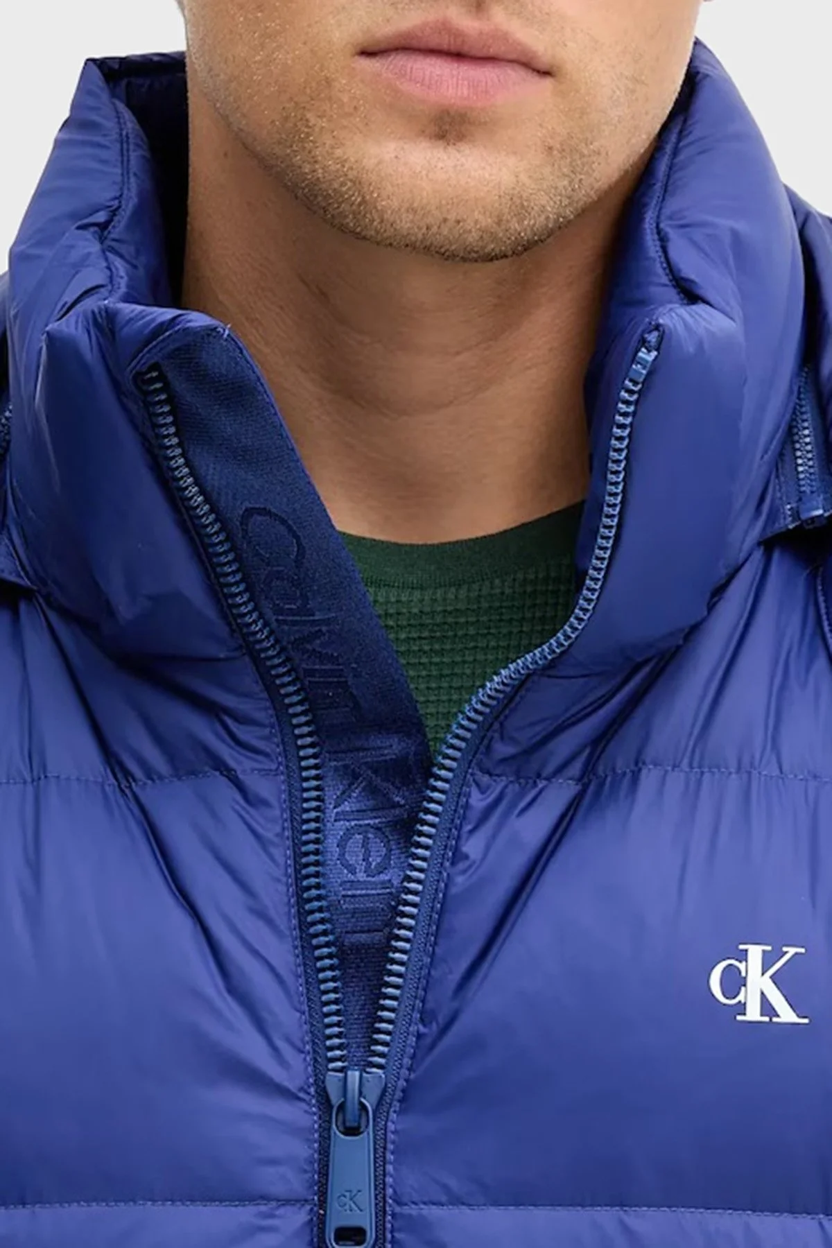 Calvin Klein Kapitoneli Regular Fit Çıkarılabilir Kapüşonlu LV04RC518GIZ4 Erkek Mont LV04RC518G IZ4 MOR - 5