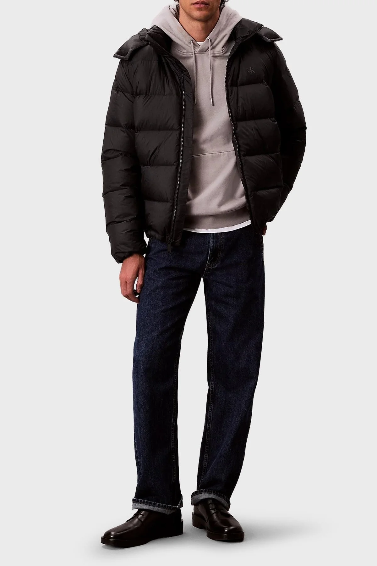 Calvin Klein Kapitoneli Regular Fit Çıkarılabilir Kapüşonlu LV04RC518GUB1 Erkek Mont LV04RC518G UB1 SİYAH - 2